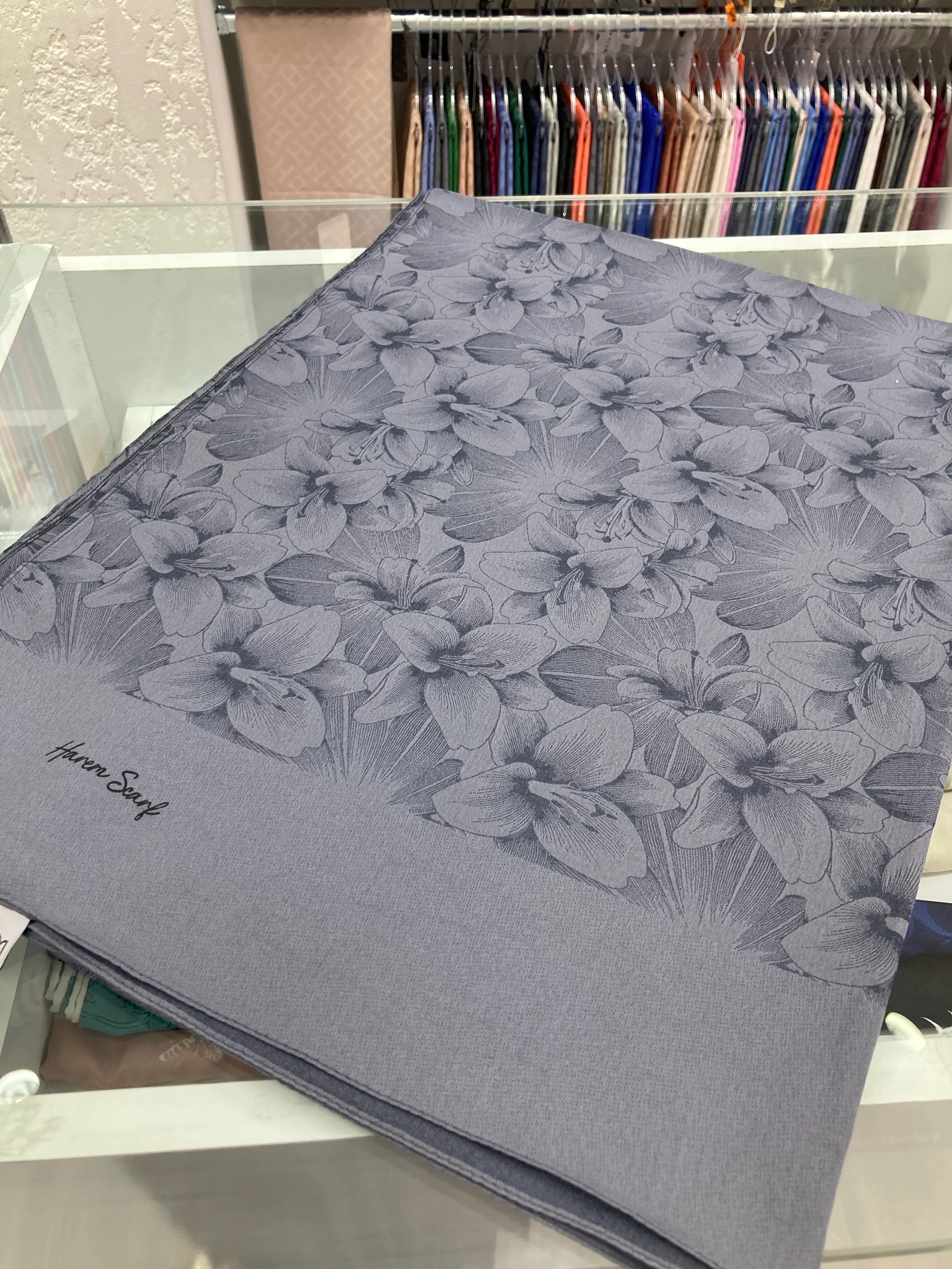 Gold Derin Viskon Şal Füme