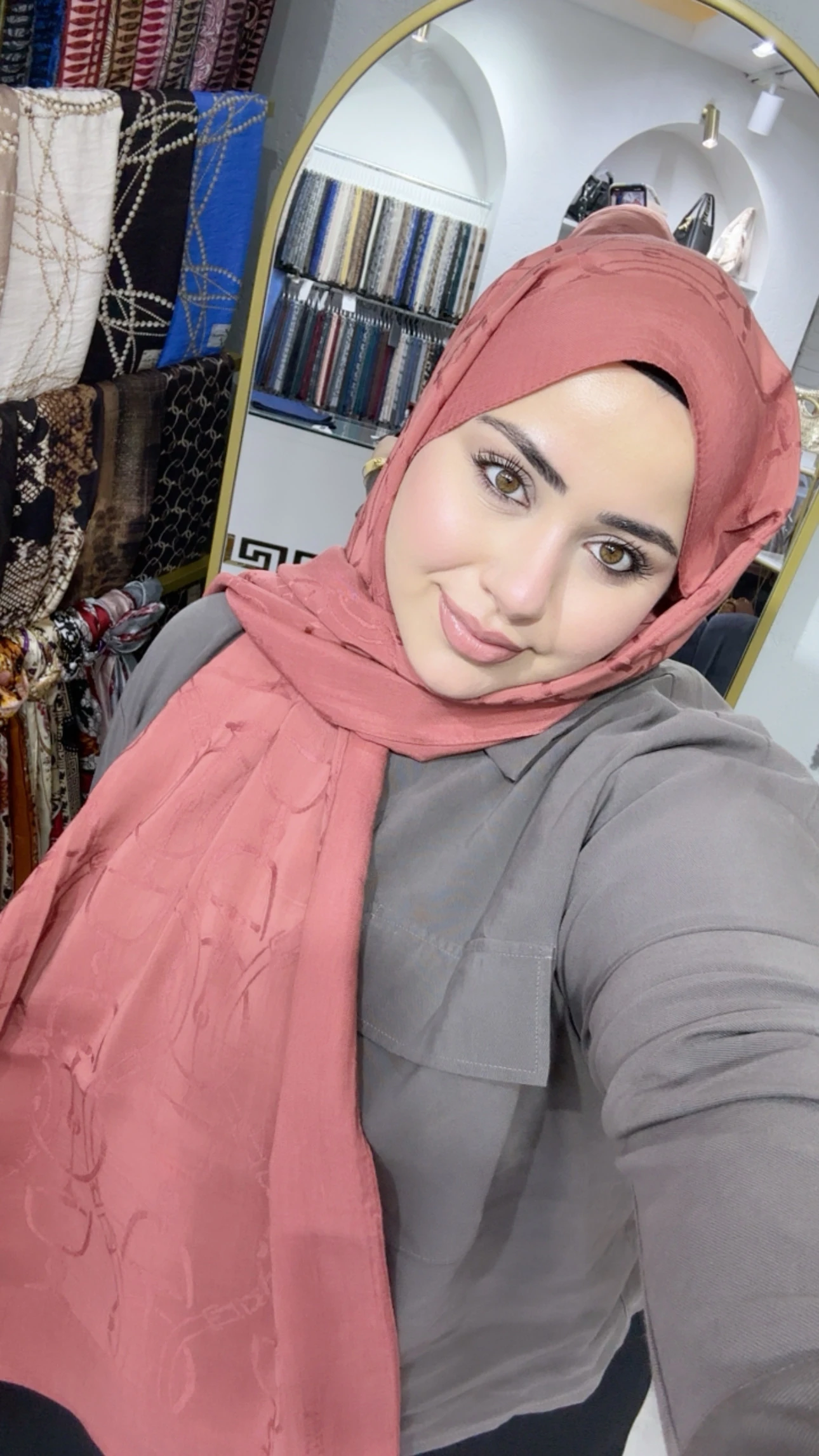 Maria Naia Pamuk Şal Coral