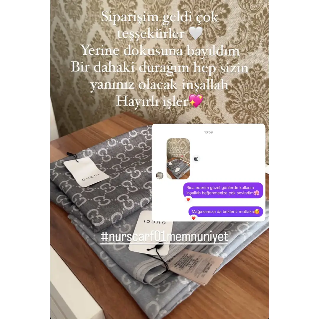 Eşarp ve şal müşteri memnuniyeti 8