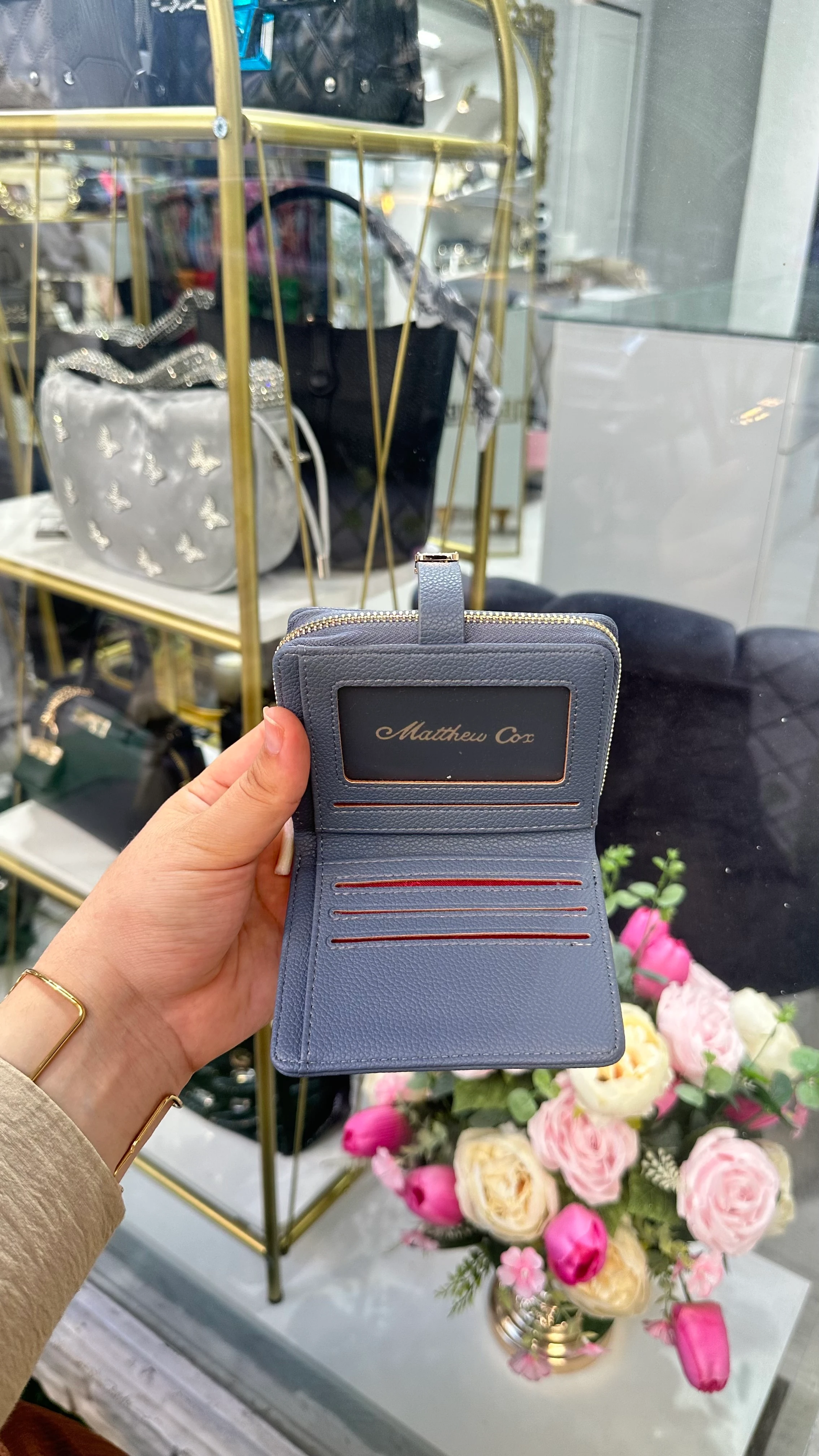 Matthew Cox Cüzdan Mavi 