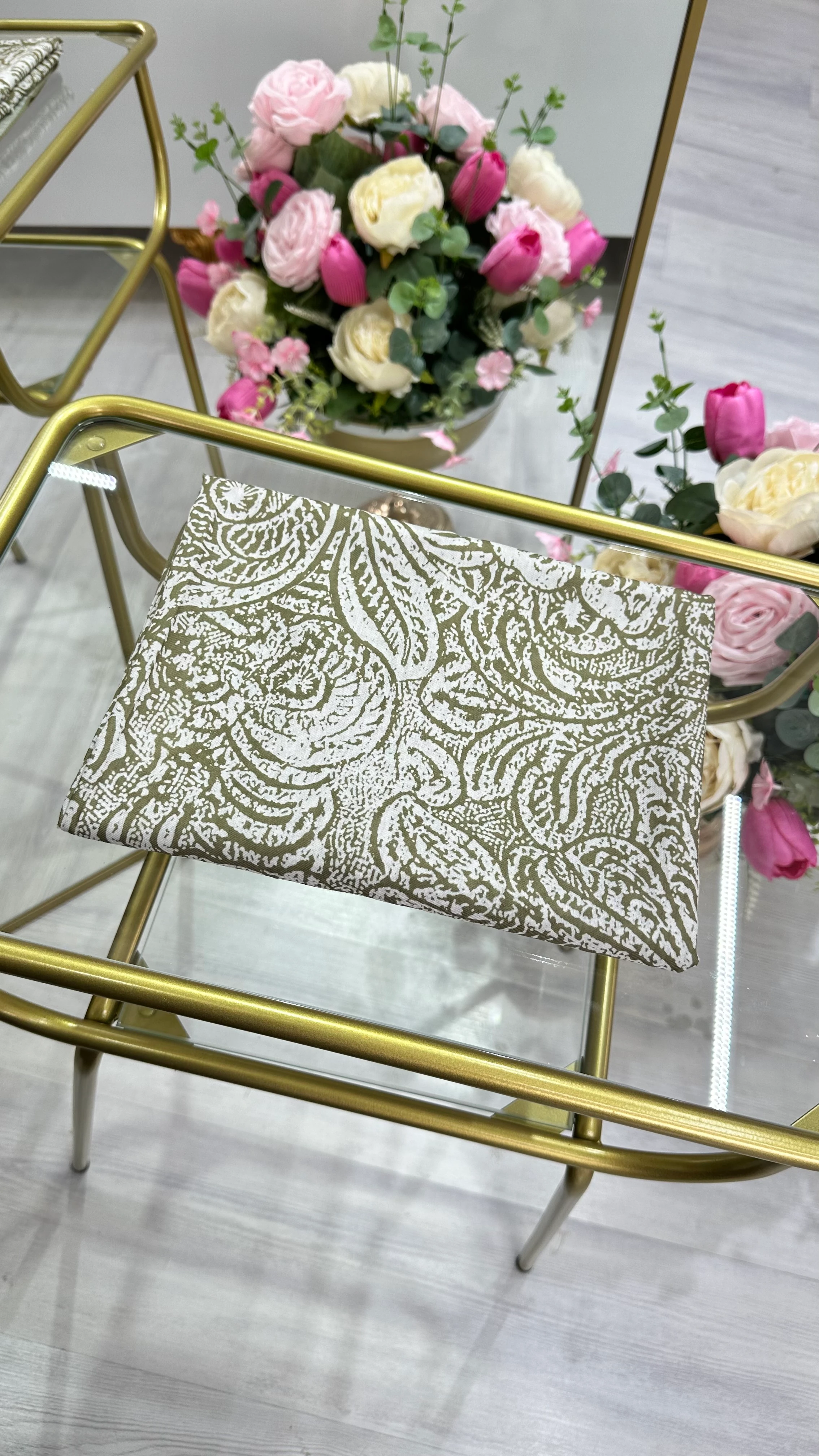 İpekseli Rose Pamuk Şal