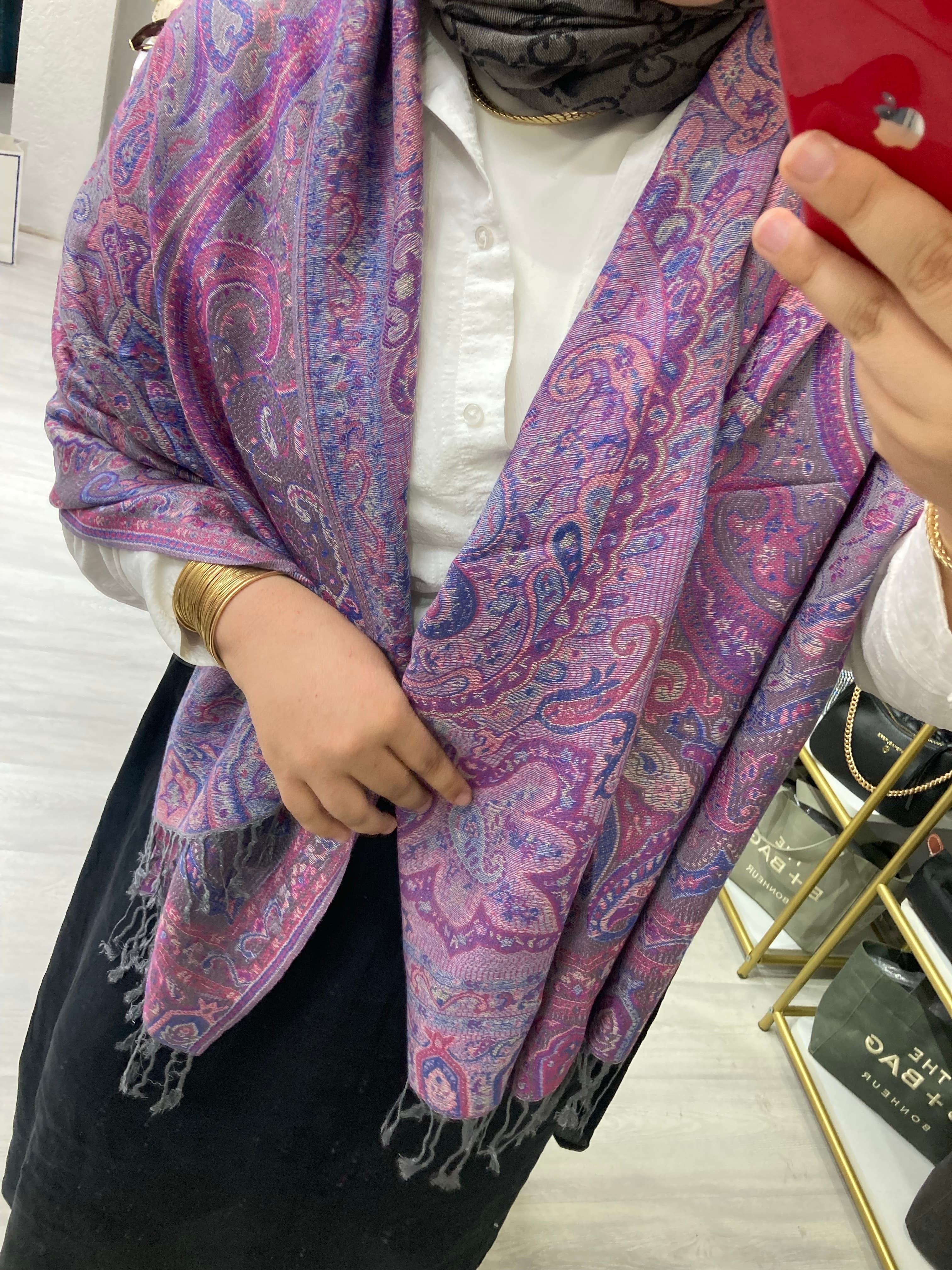 %100 Pashmina Omuz Şalı