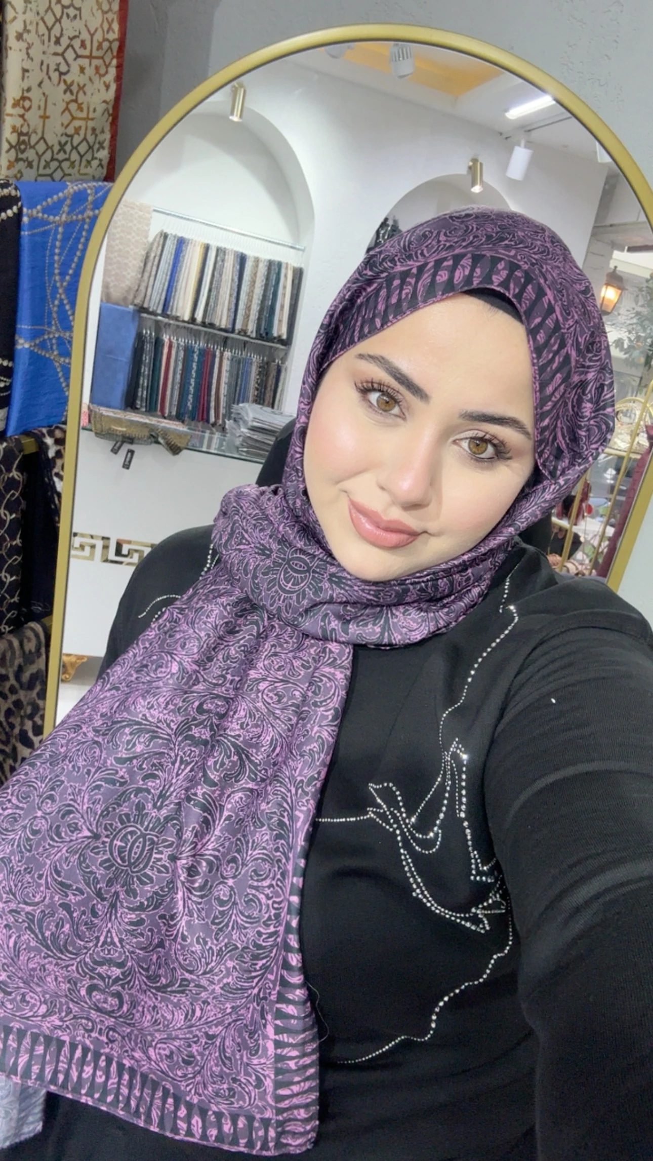 Soft Pamuk İpek Şal Mor 