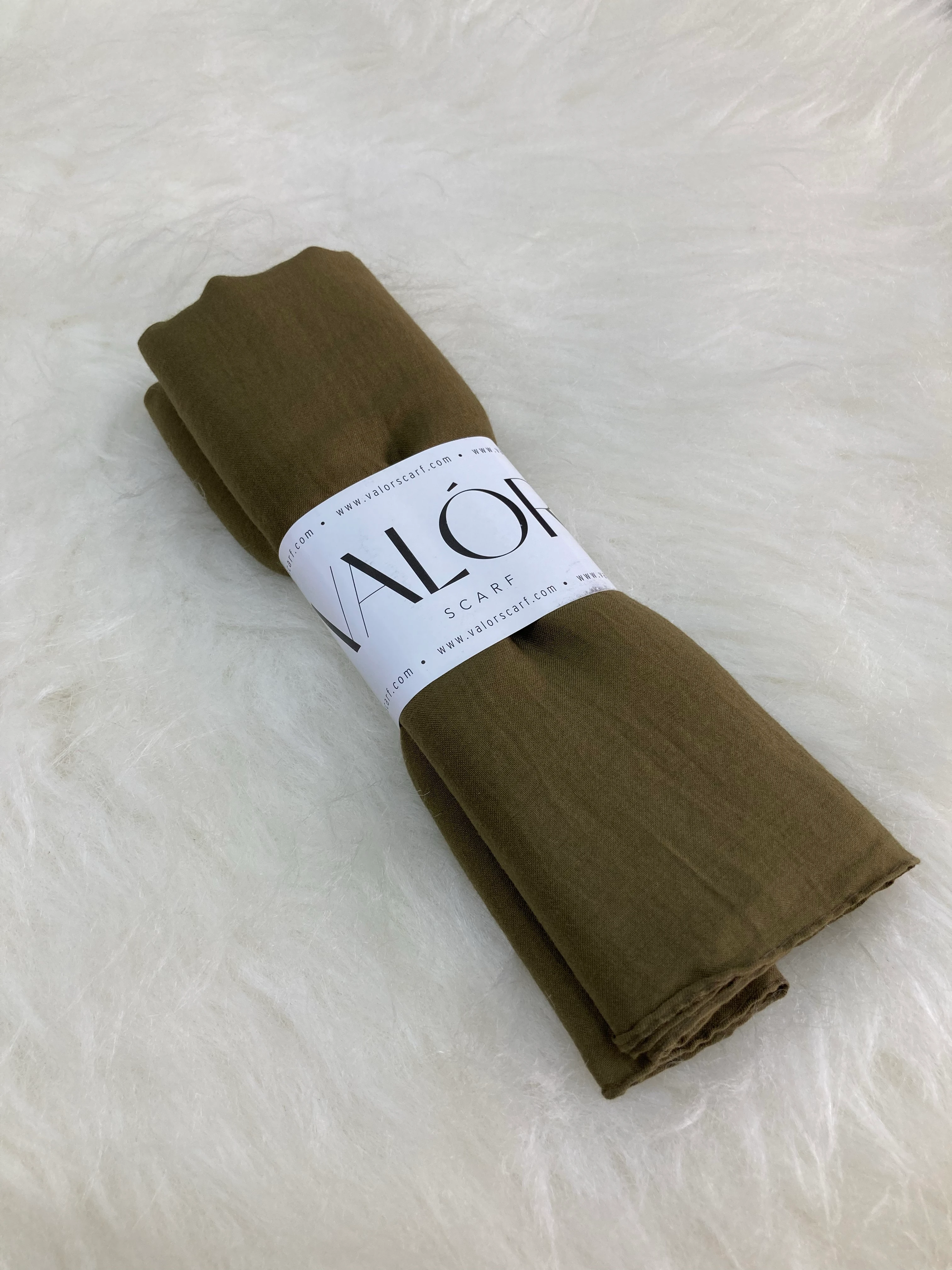 Pamuk Kraş Şal Yağ Yeşili