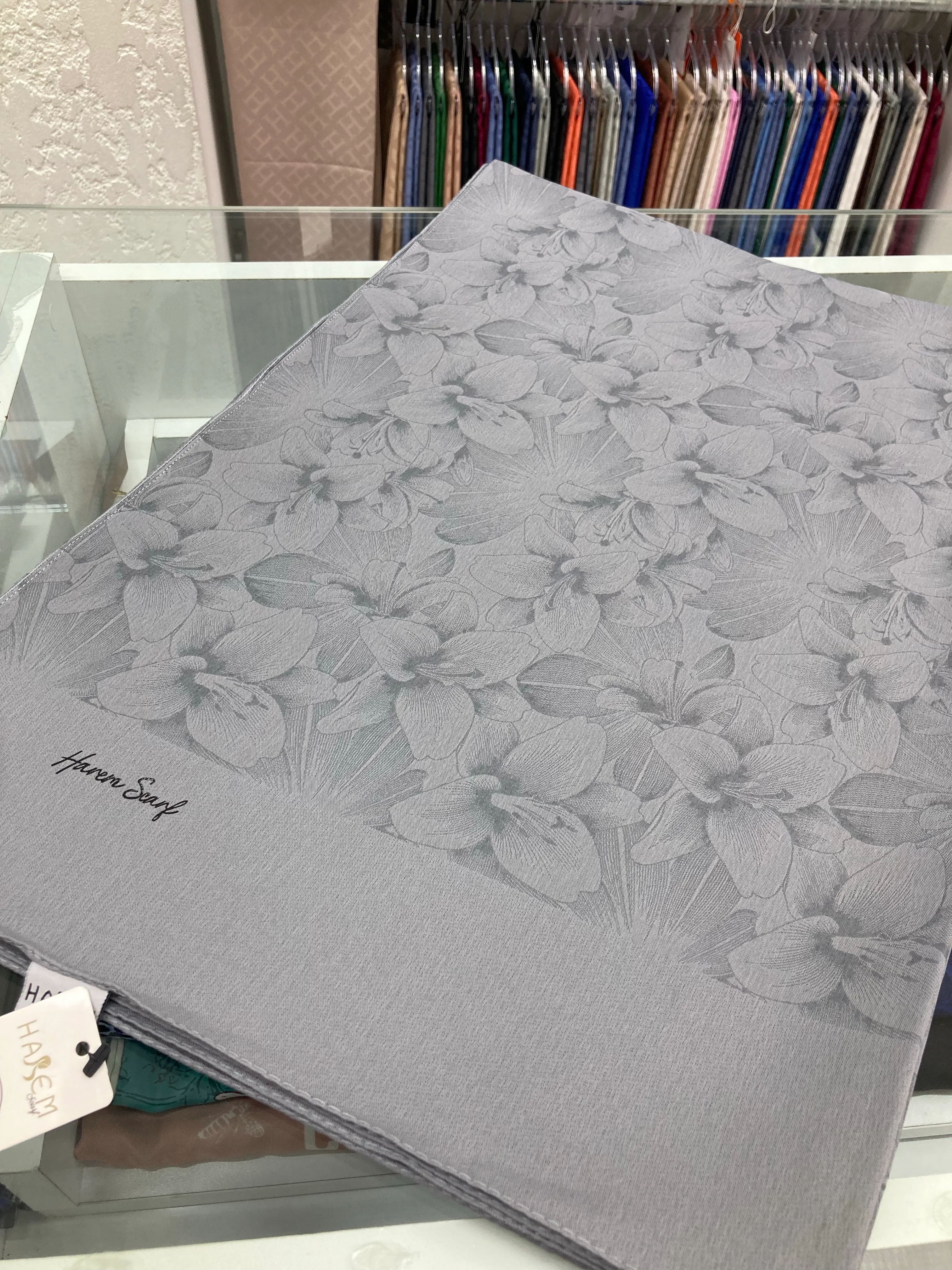 Gold Derin Viskon Şal Gri