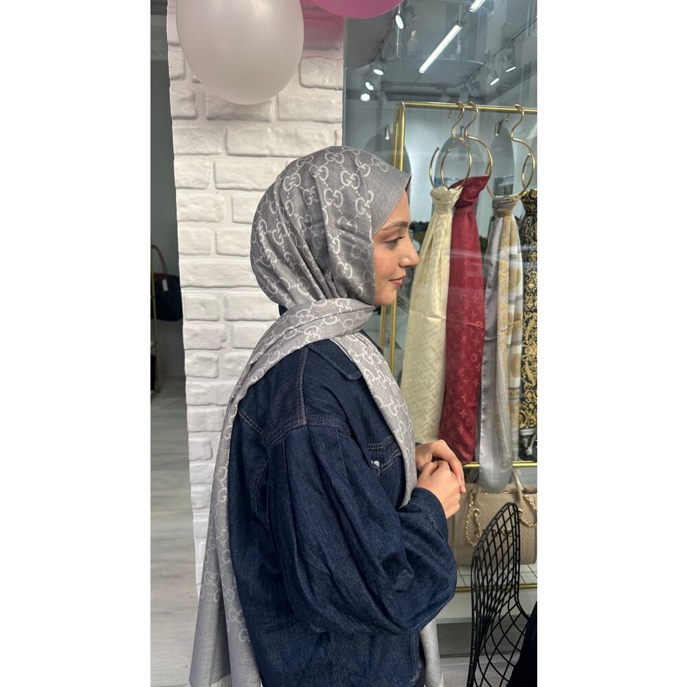 G desen  %100 yün ipek şal