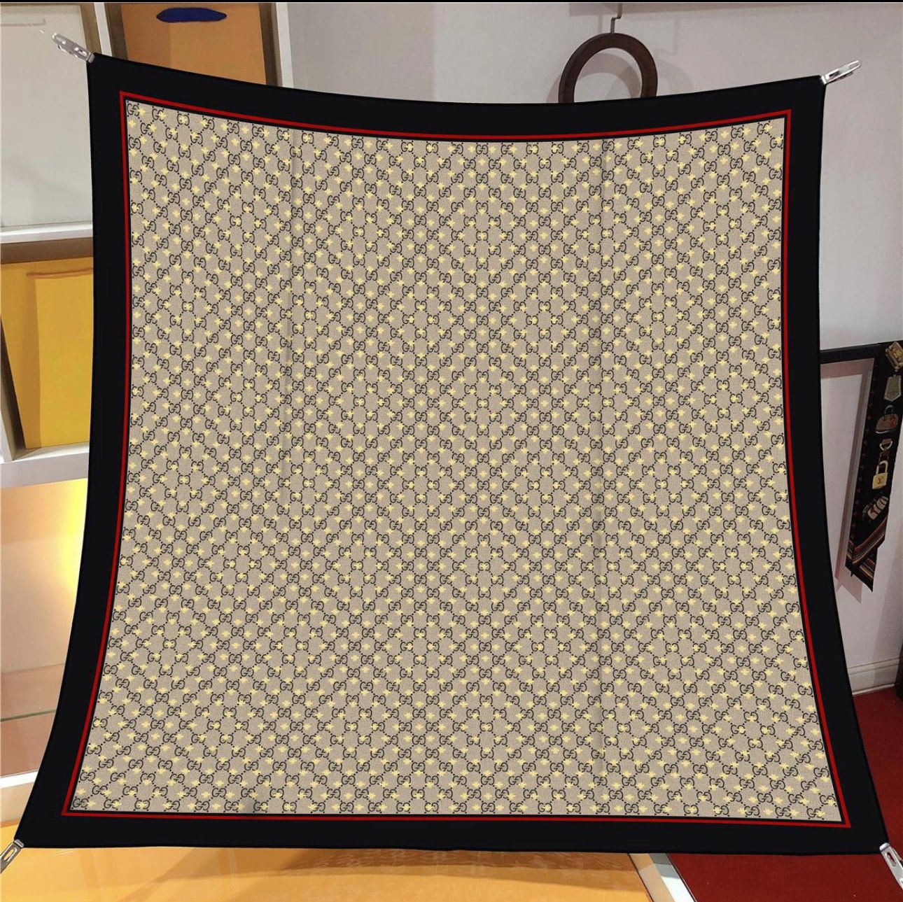 G Monogram Twill İpek Eşarp