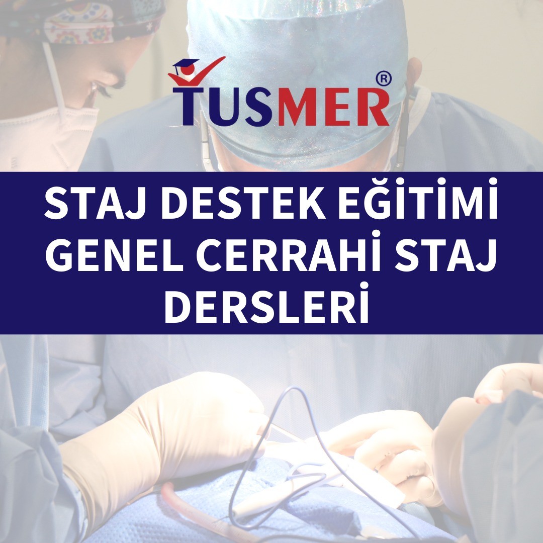 Staj Destek Eğitimi Genel Cerrahi Staj Dersleri