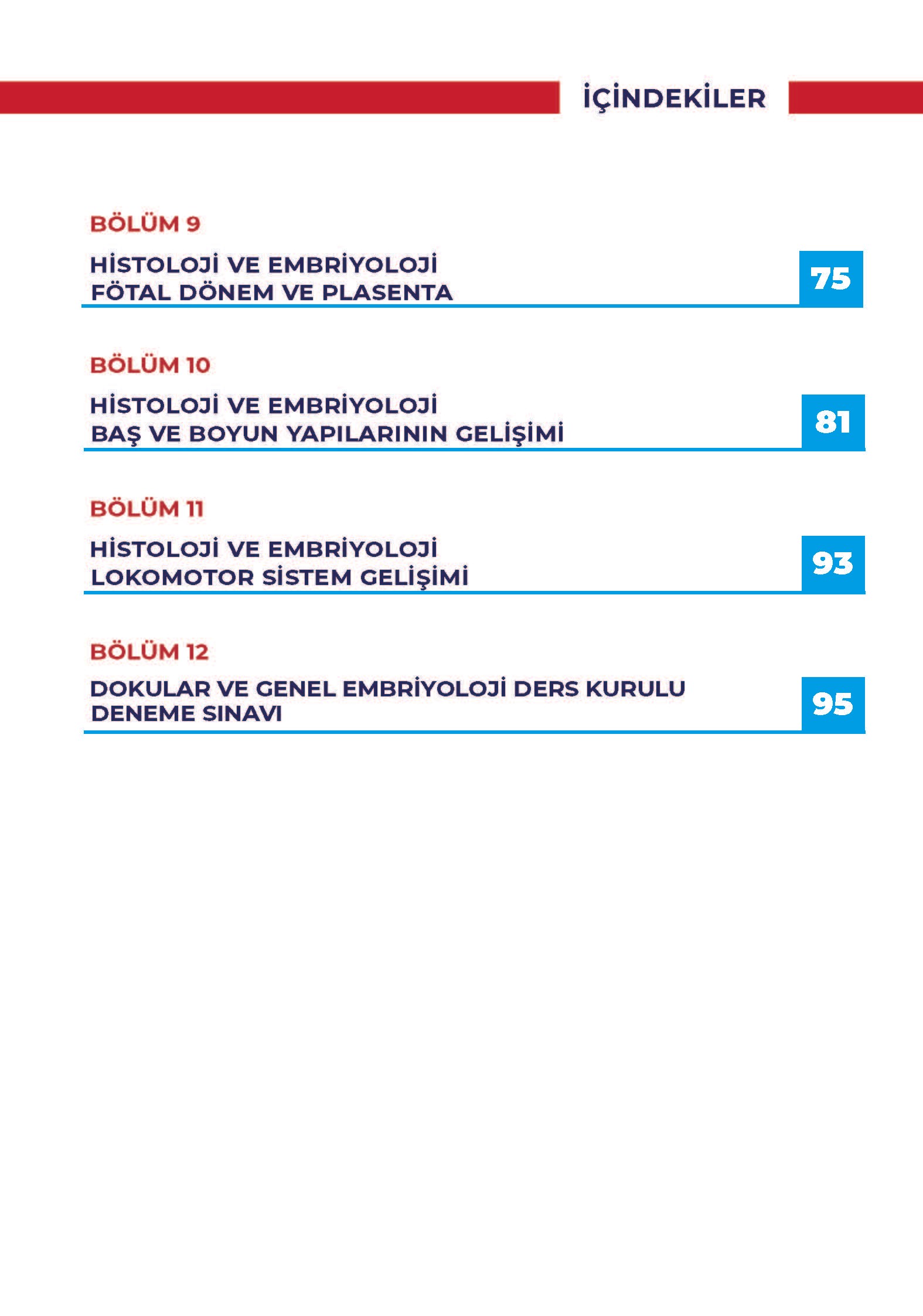 Dokular ve Genel Embriyoloji Ders Kurulu Dönem - 1