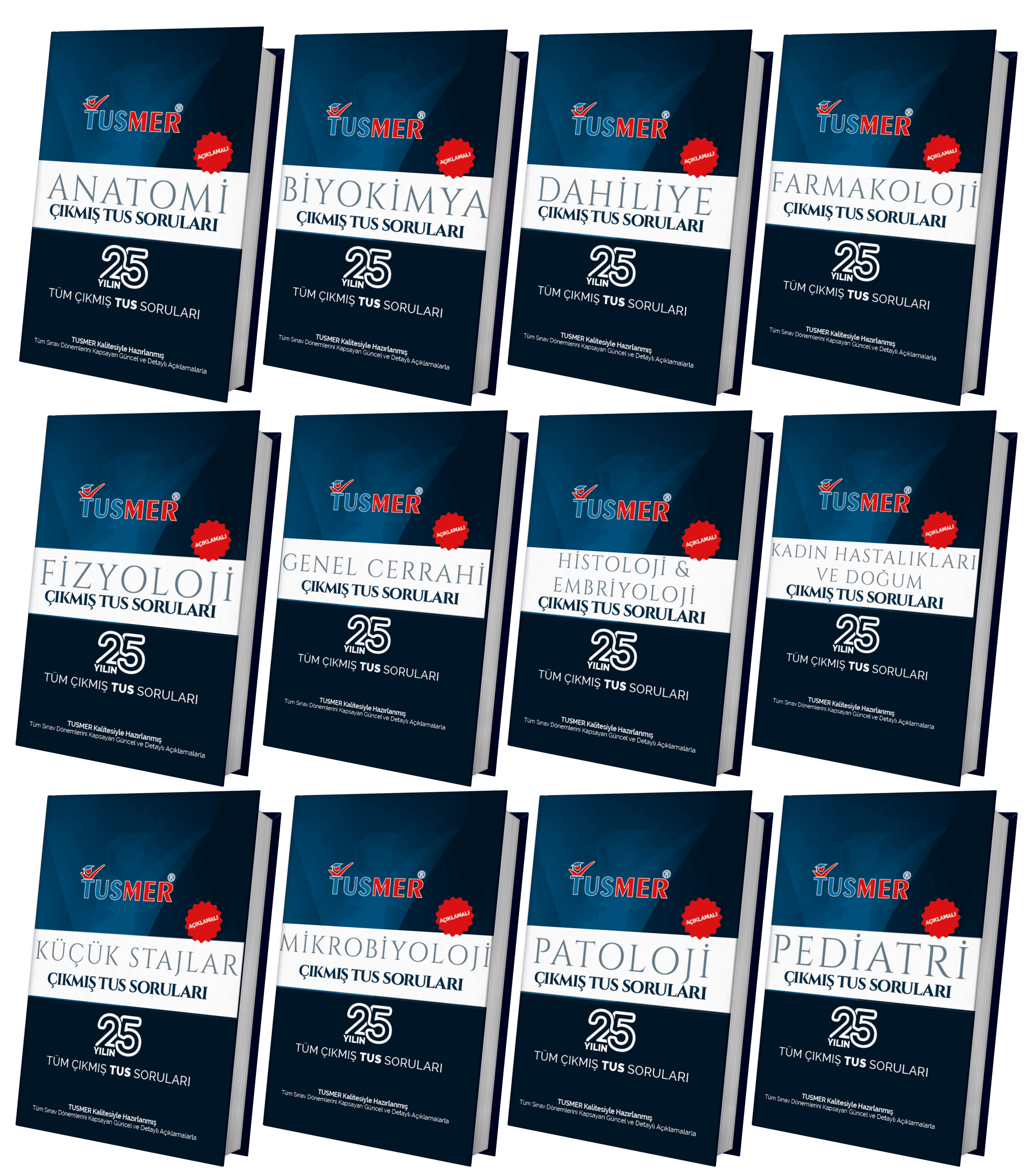TUS Çıkmış Soru Kitap Seti