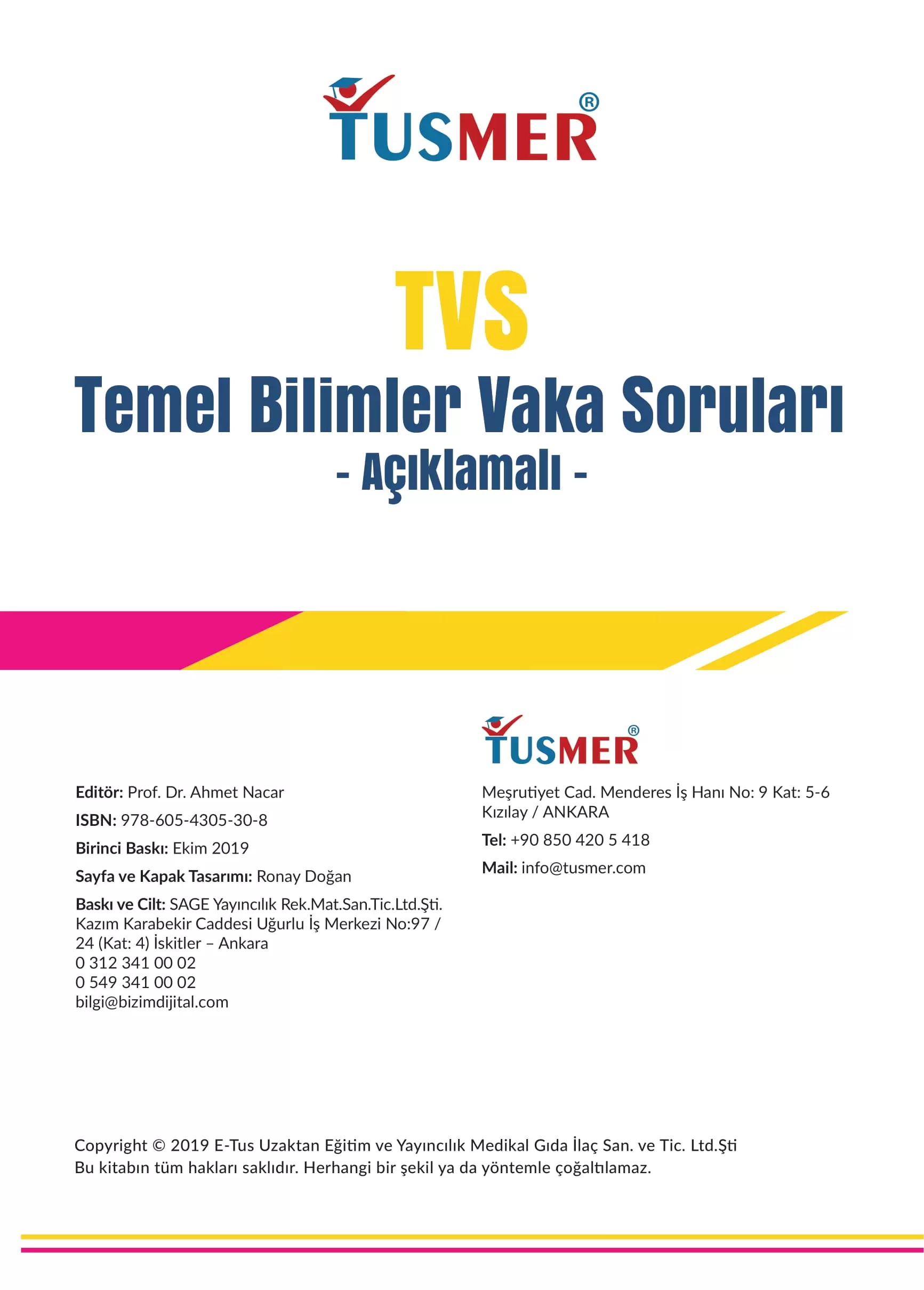 Açıklamalı Temel Bilimler Vaka Soru Kitabı