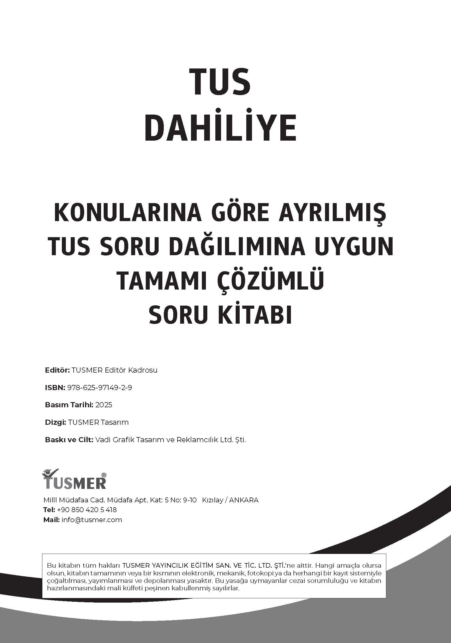 TUS Dahiliye Çıkmış Sorular