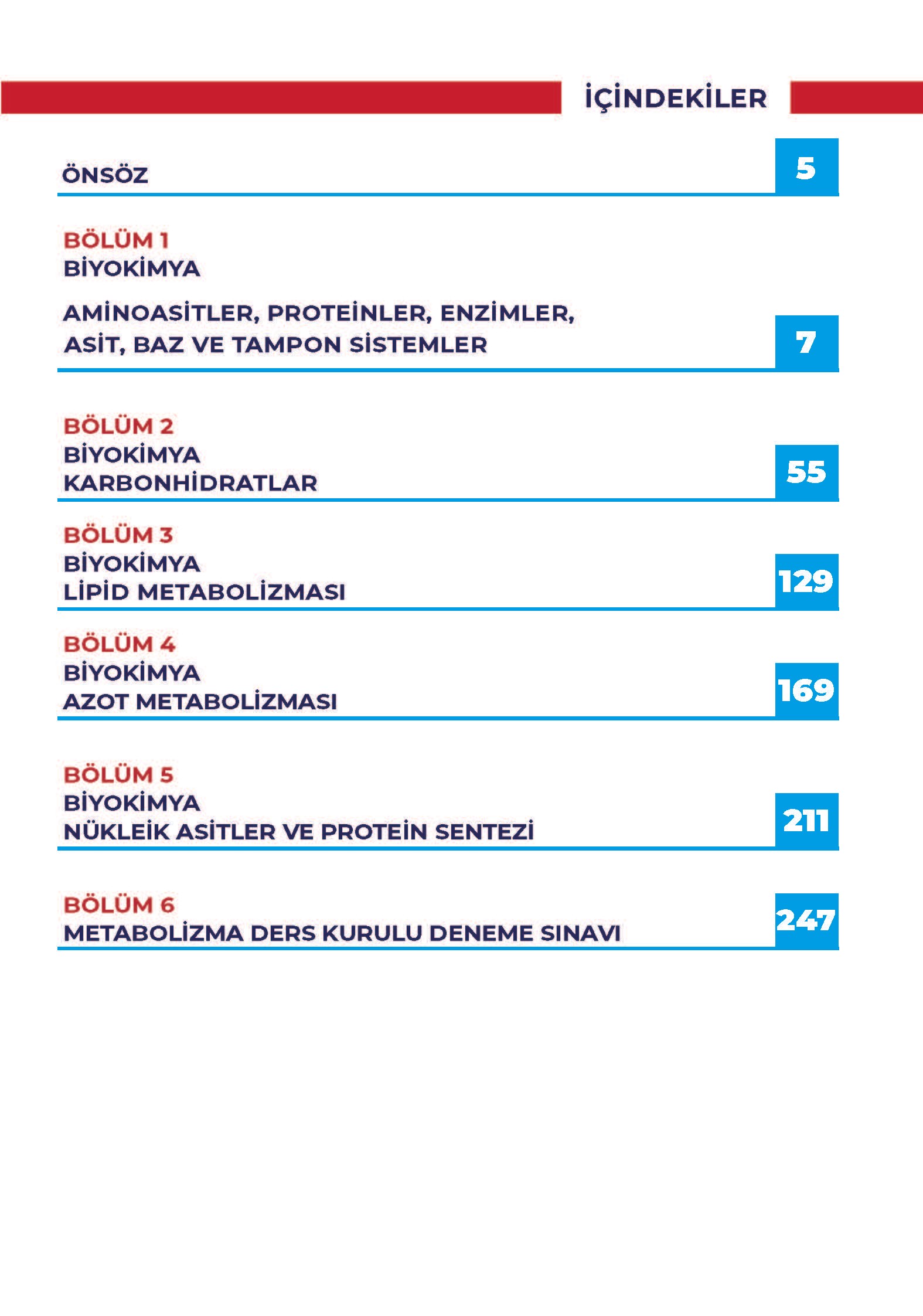 Metabolizma Ders Kurulu Dönem-1