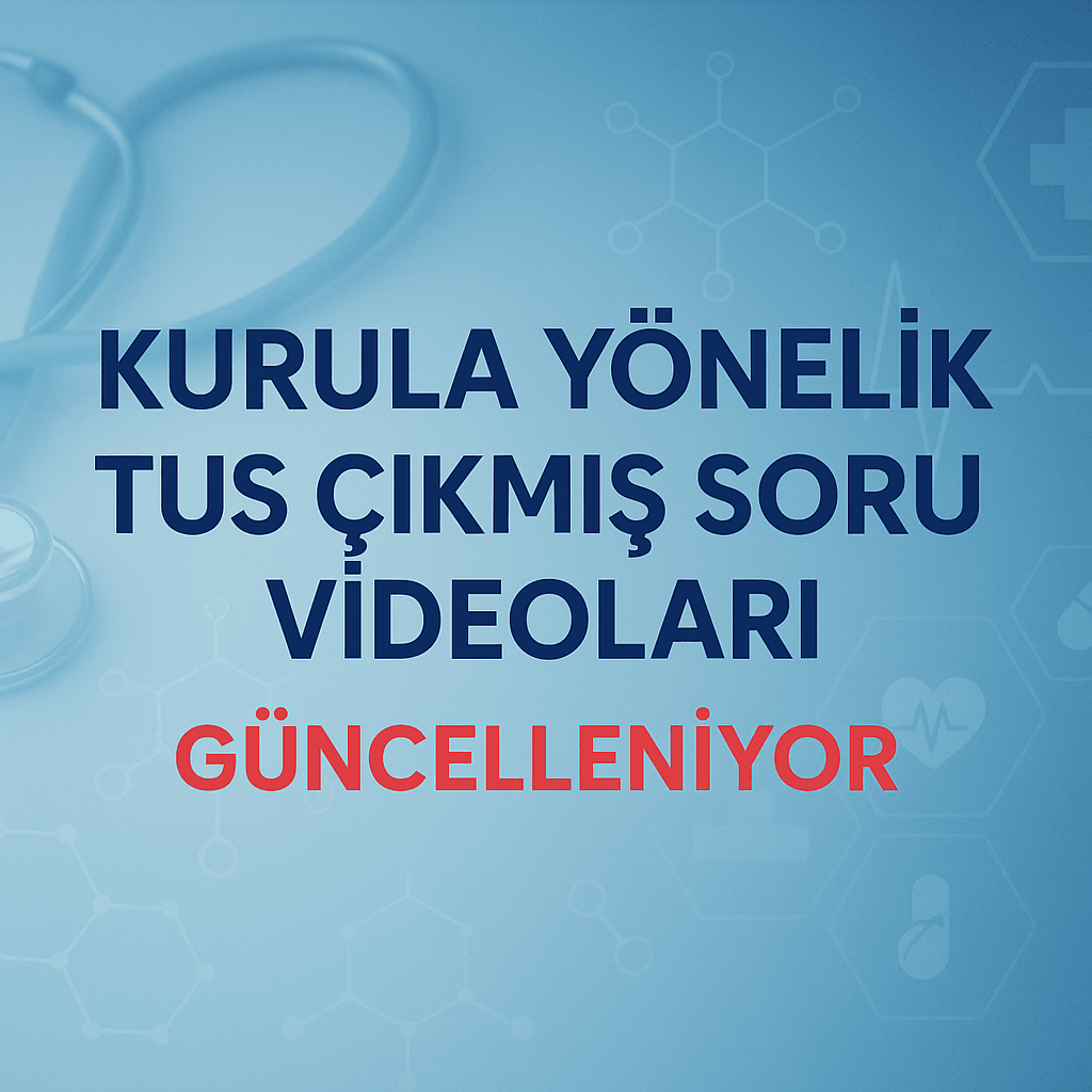 KURULA YÖNELİK TUS ÇIKMIŞ SORU VİDEOLARI