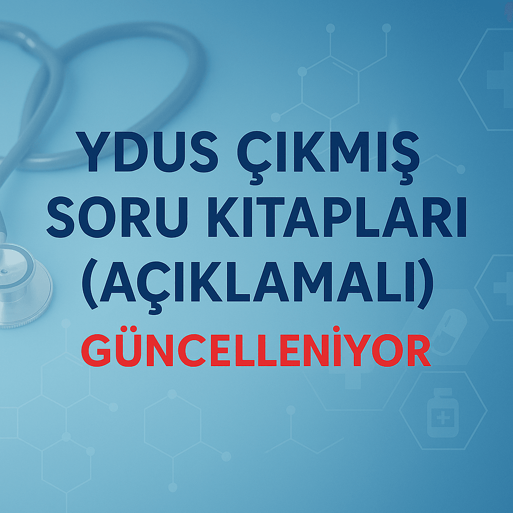 YDUS ÇIKMIŞ SORU KİTAPLARI (AÇIKLAMALI)