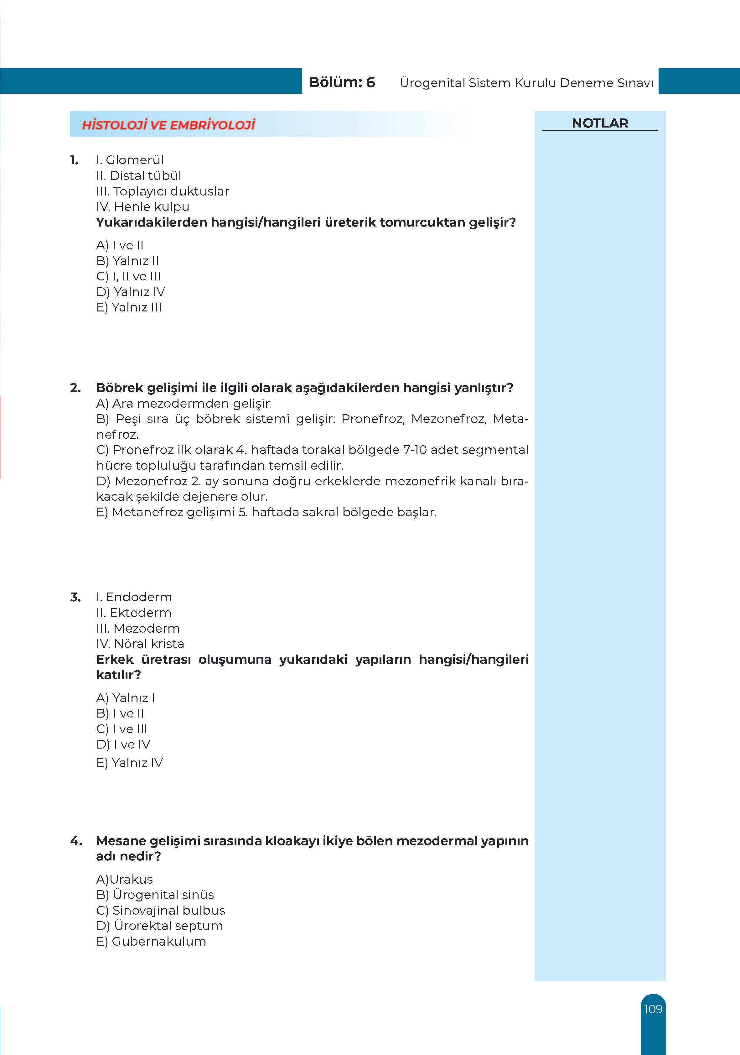 Ürogenital Sistem Ders Kurulu Dönem-2