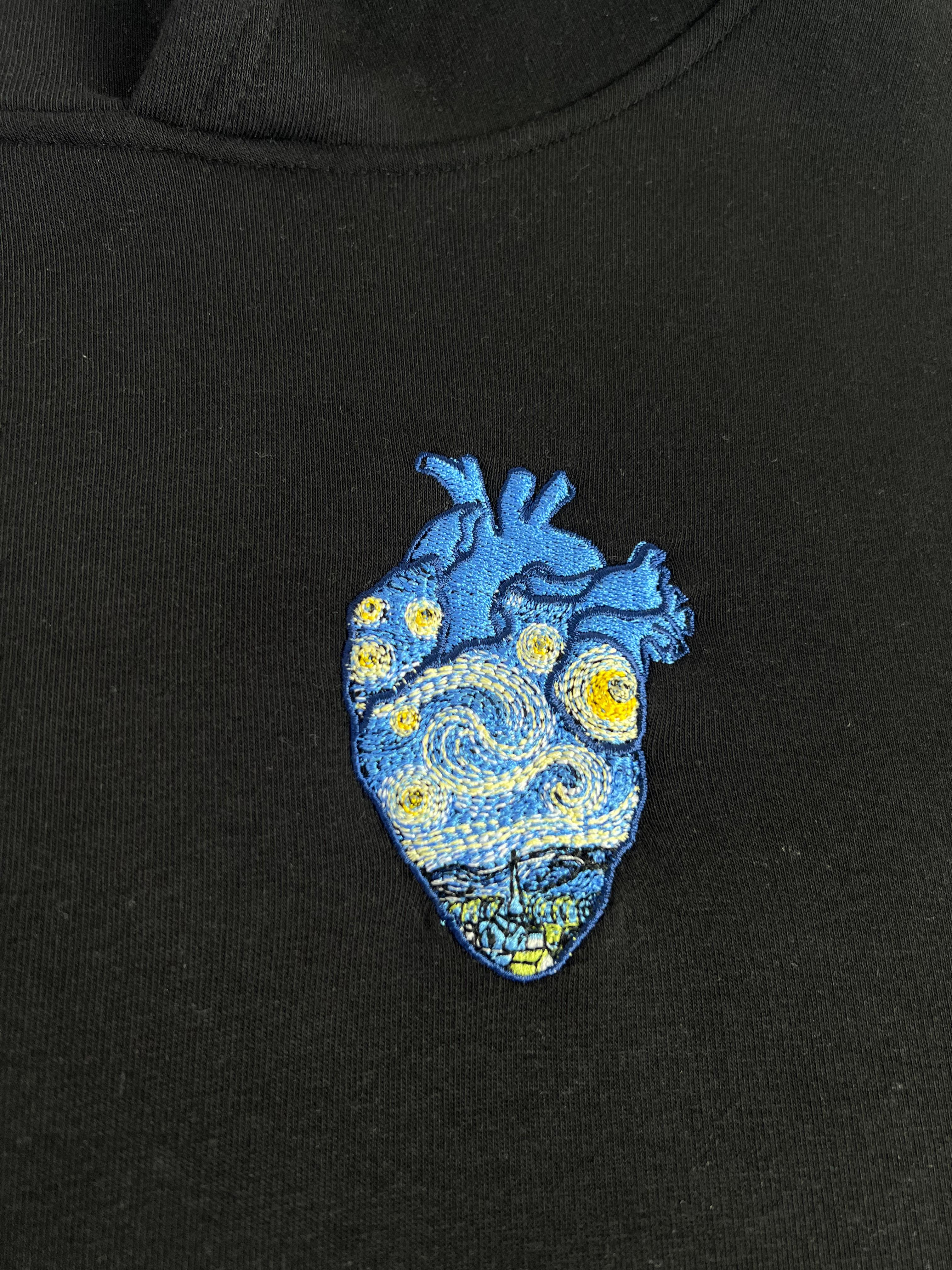 Kalp The Starry Night (Yıldızlı Gece) Van Gogh