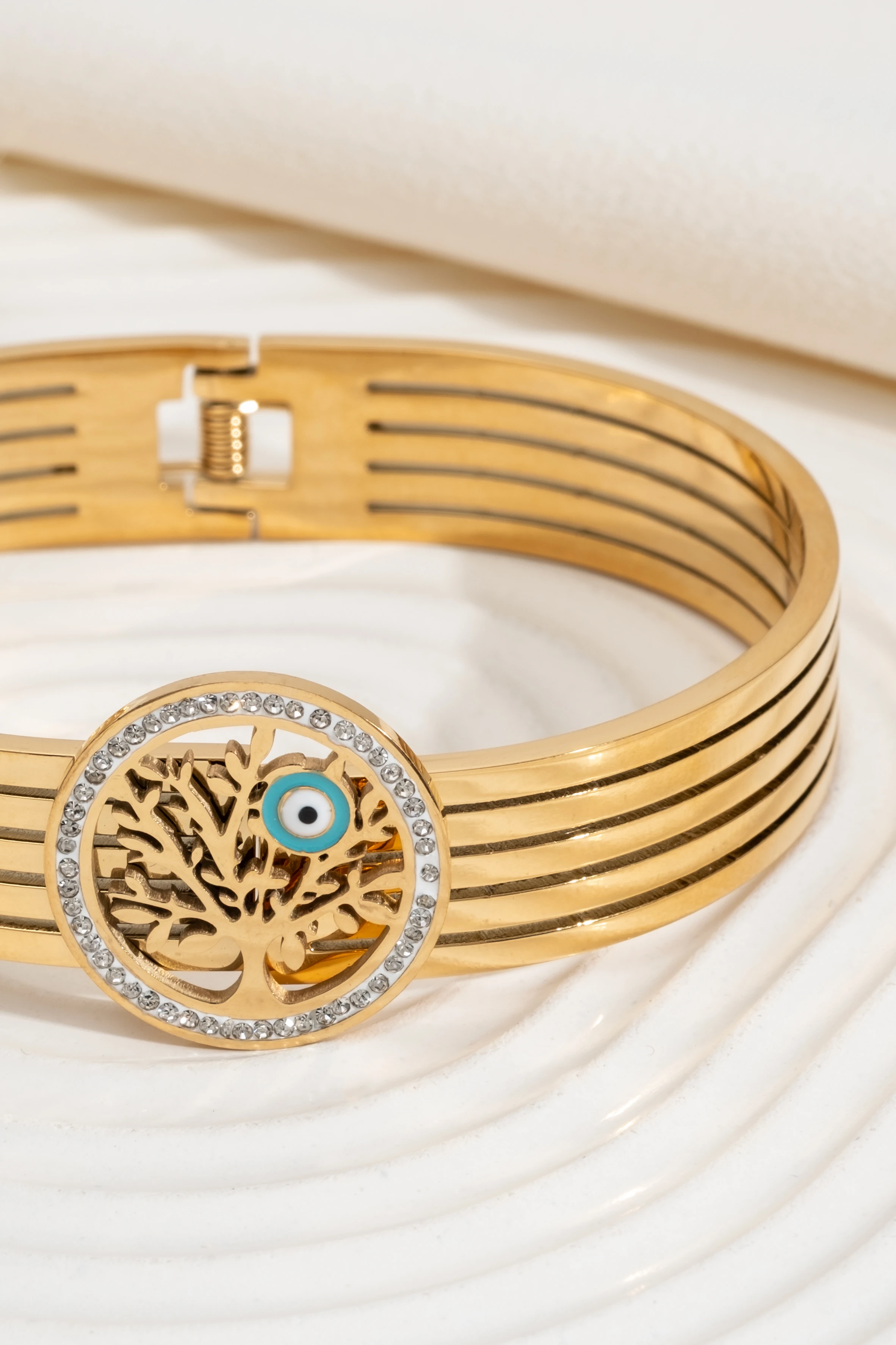 Çelik Hayat Ağacı Bileklik