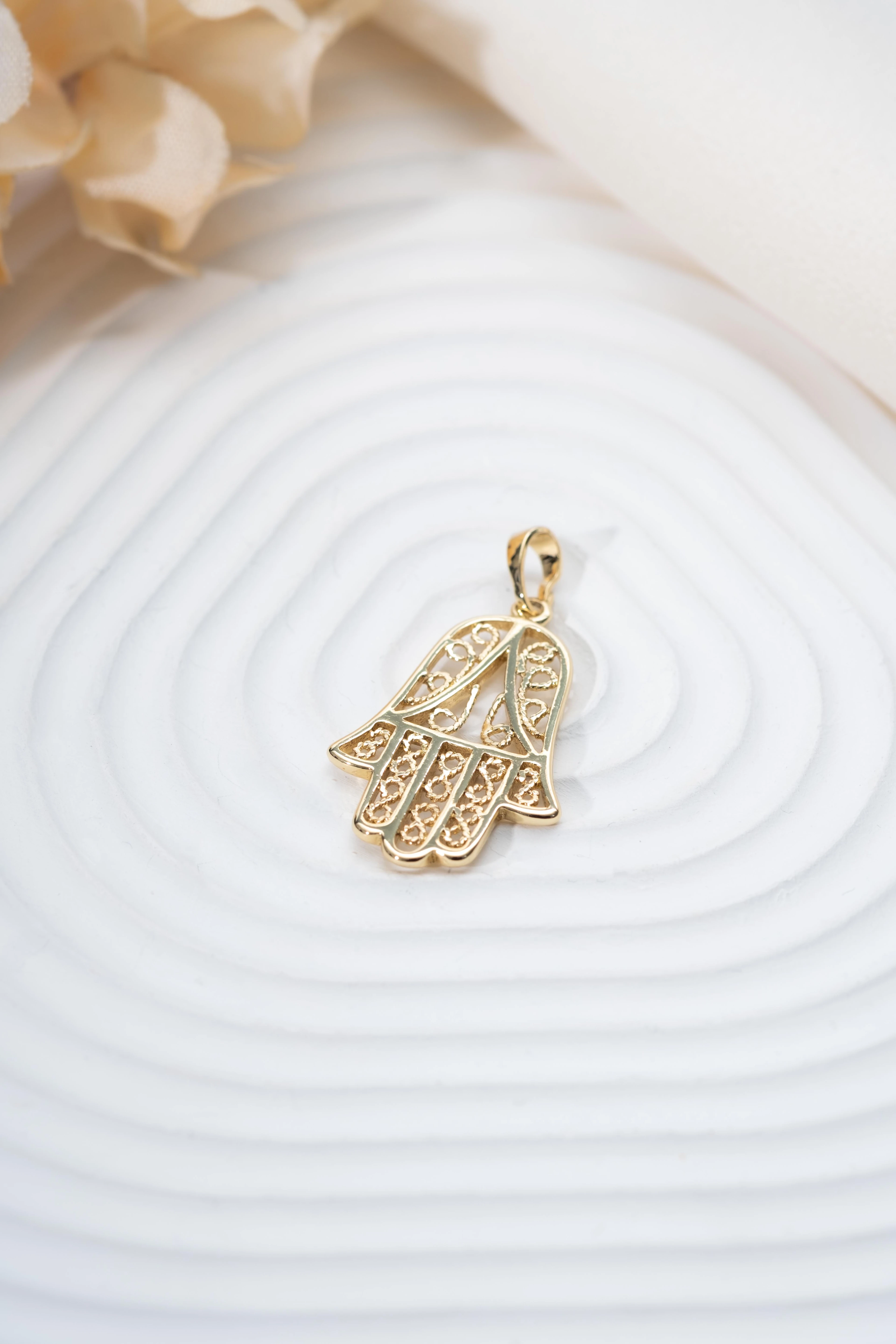 Xuping Gold Hamsa Kolye Ucu