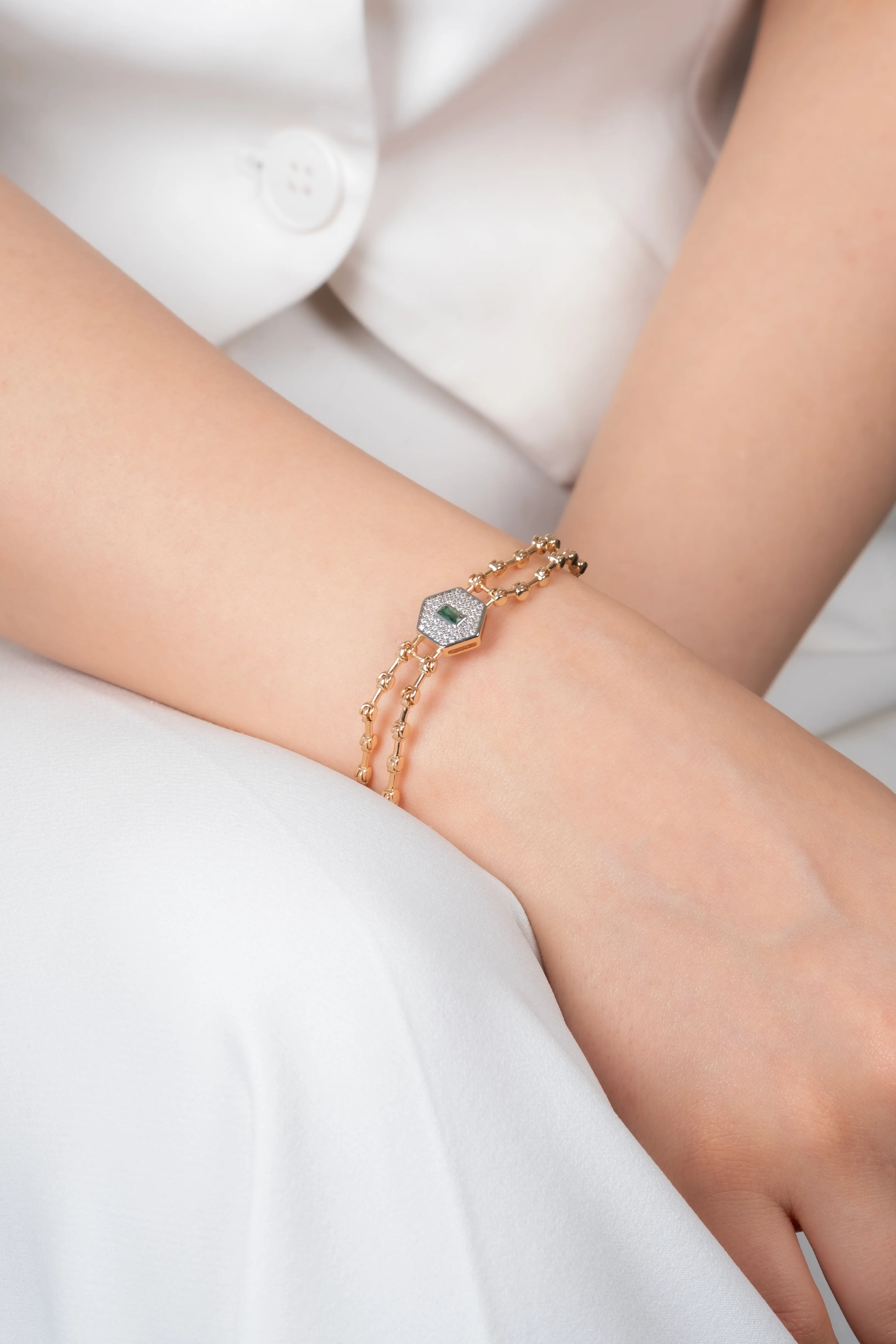 Gold Leyla Bilekliği