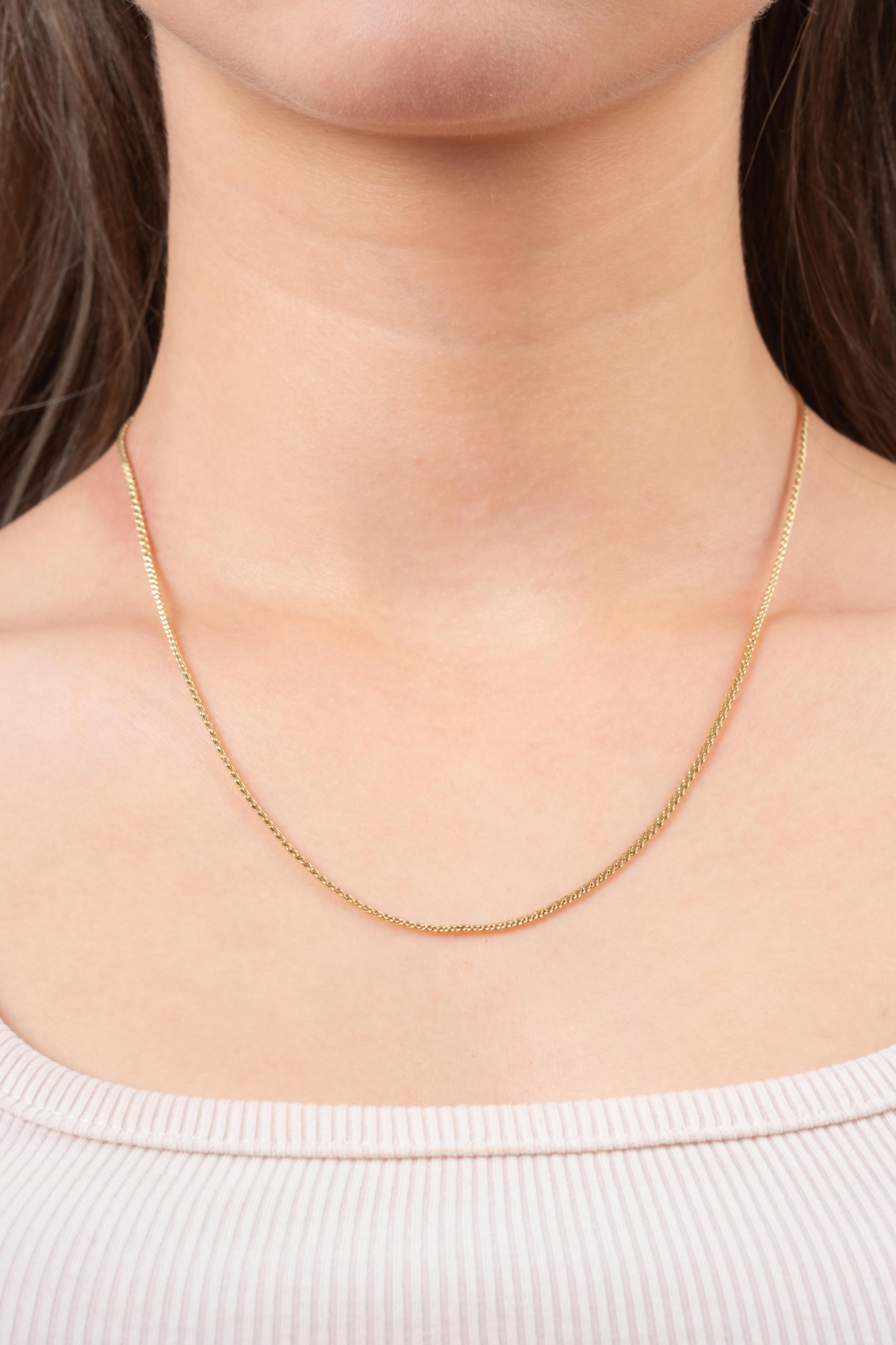 Xuping Gold Ezme Uzun Zincir Kolye