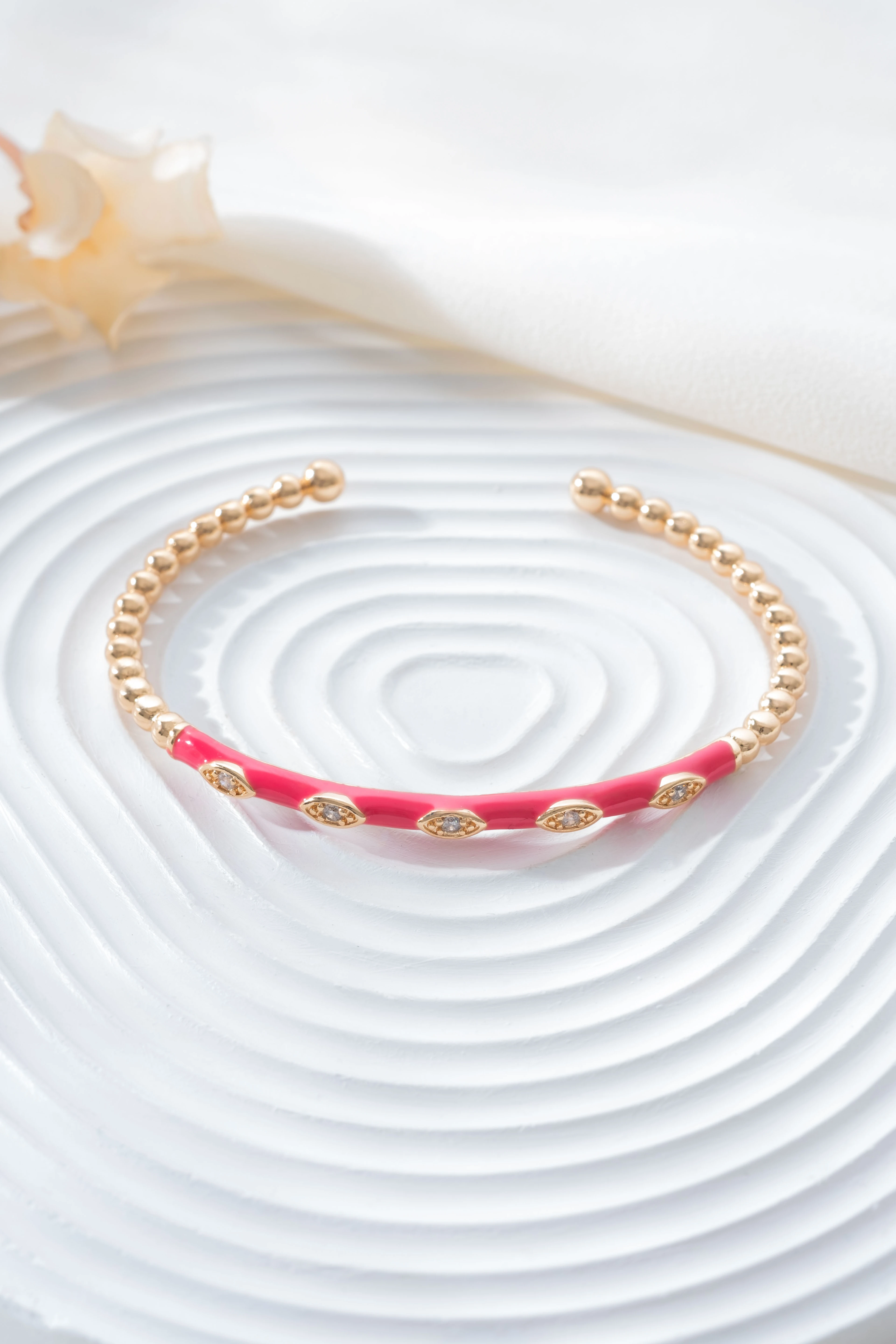 Dorikalı Kırmızı  Detay Bileklik