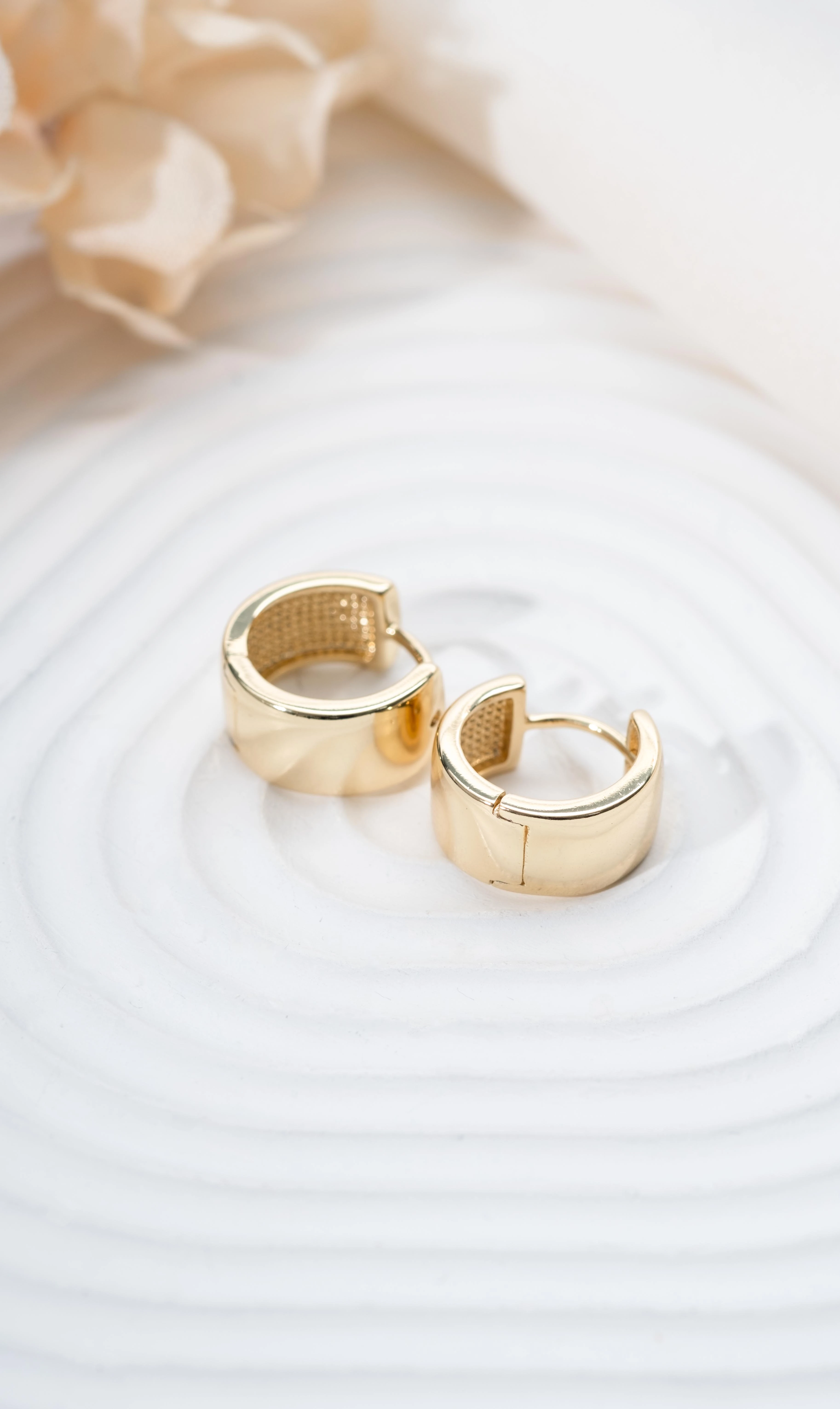 Xuping Gold Oval Küpe