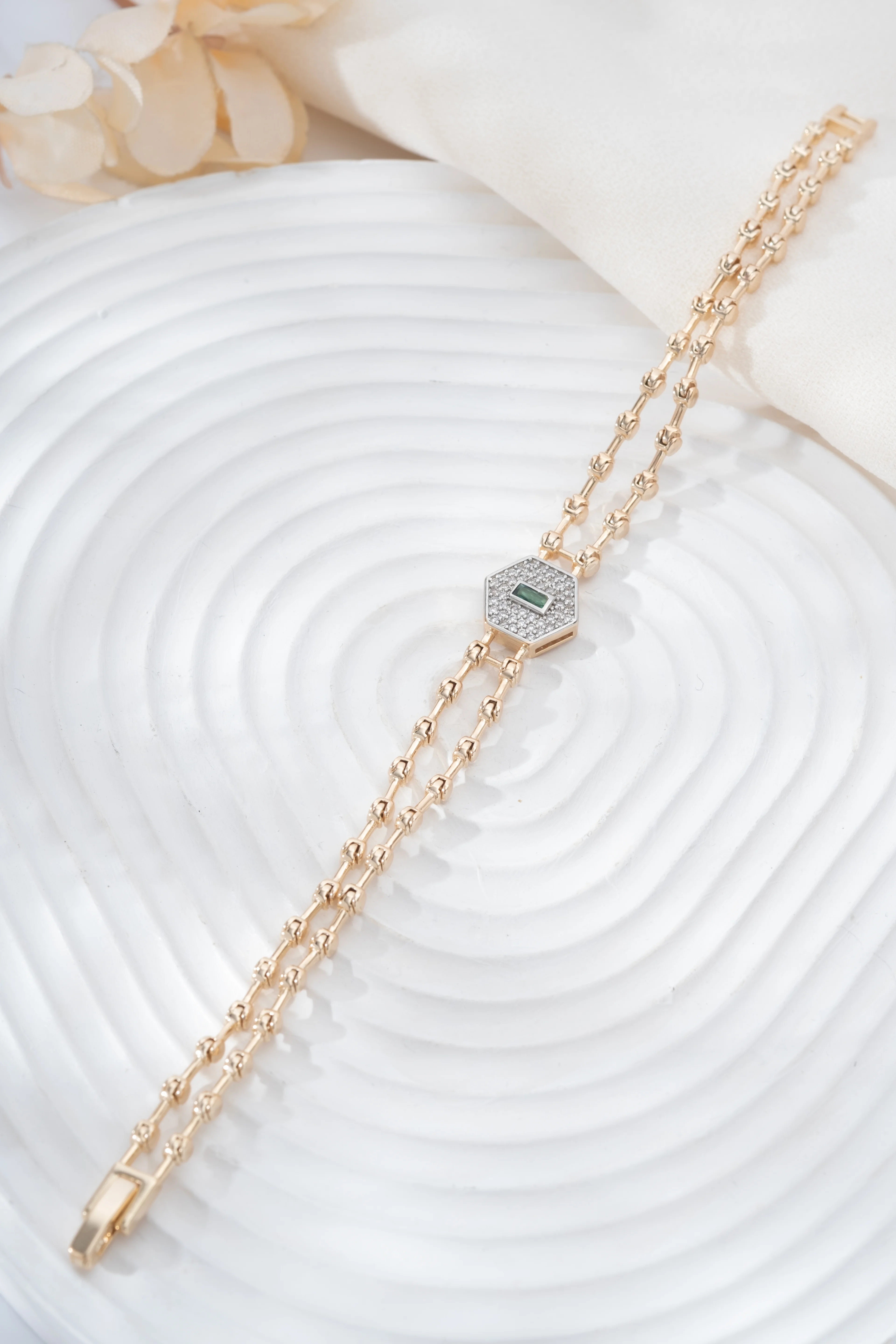 Gold Leyla Bilekliği