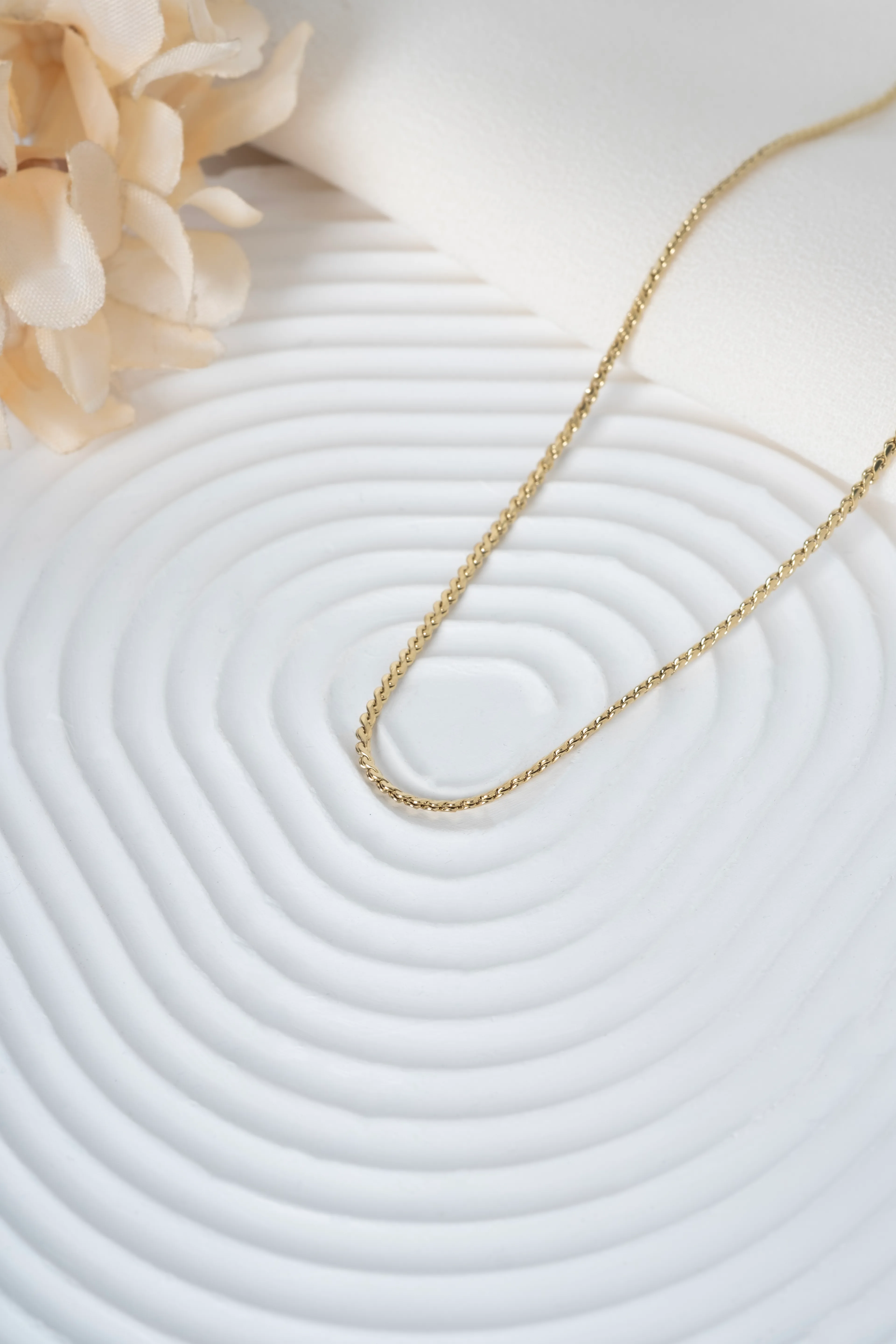 Xuping Gold Ezme Uzun Zincir Kolye