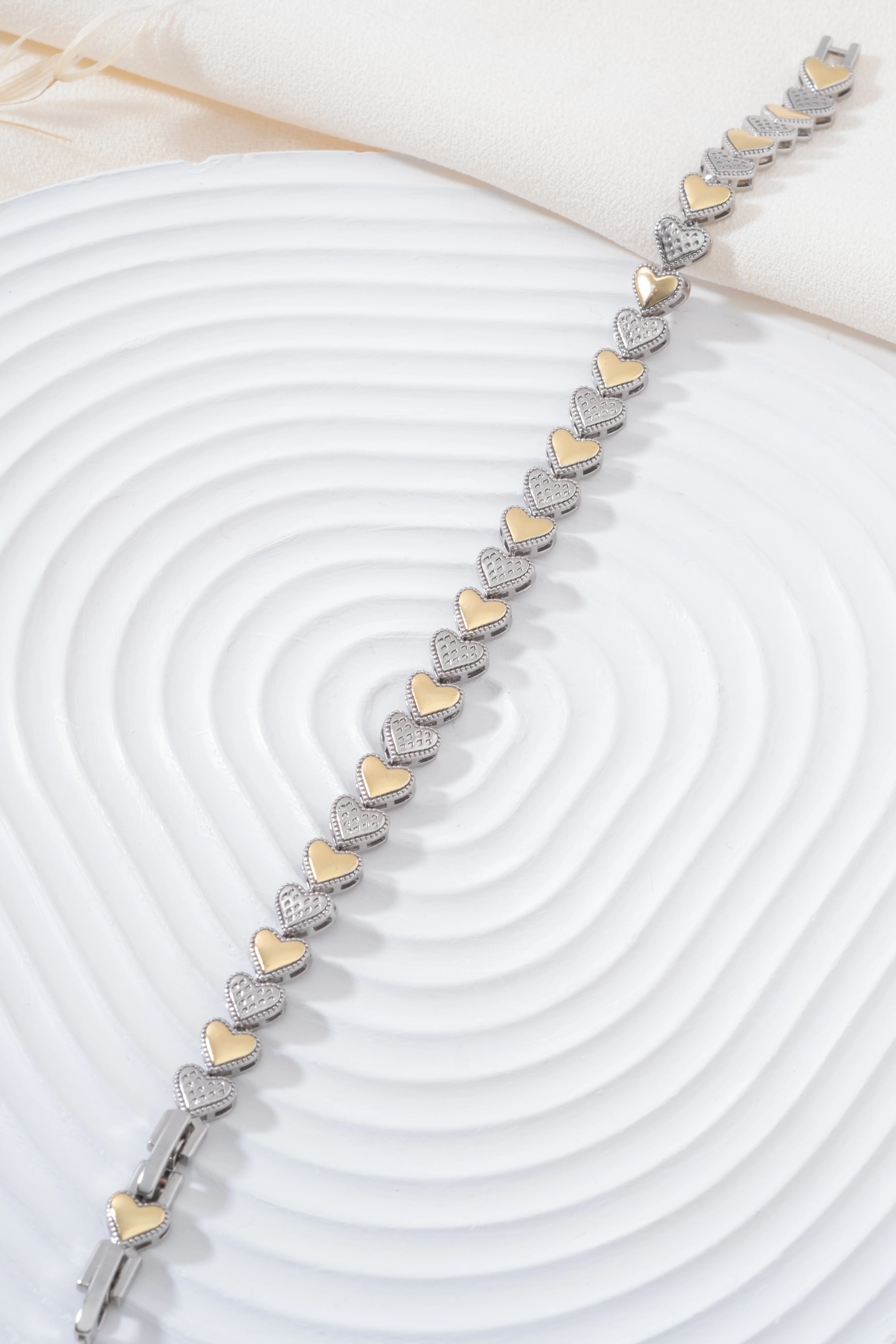 2 Renkli Kalpli Bileklik