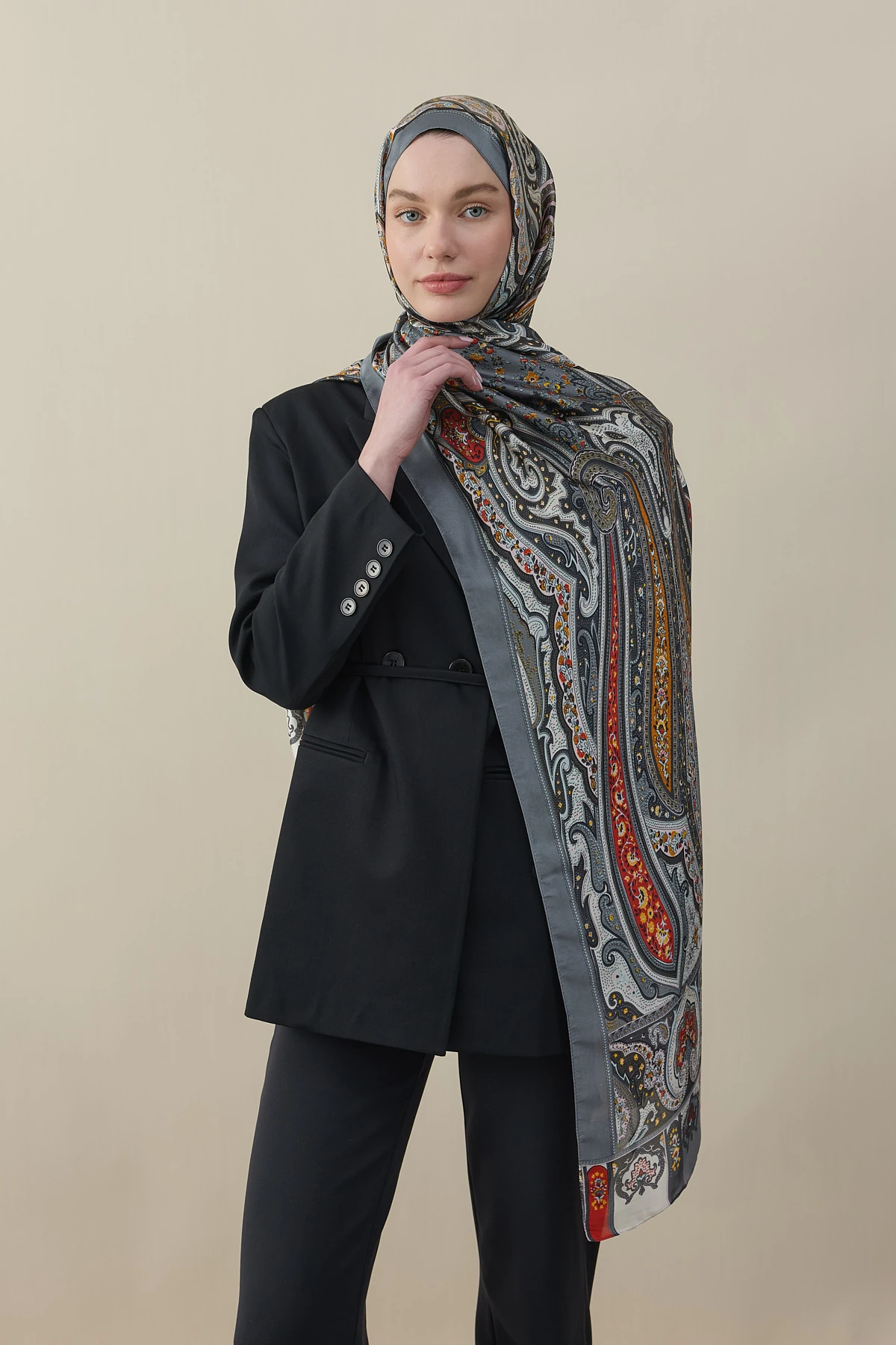 Etro Desen İpek Vual Şal