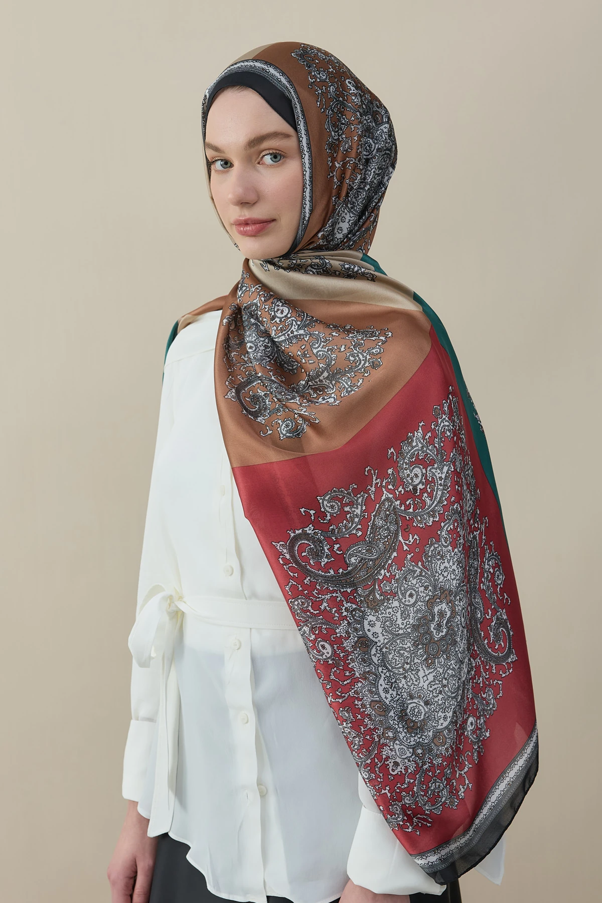 Patchora Vual İpek Şal