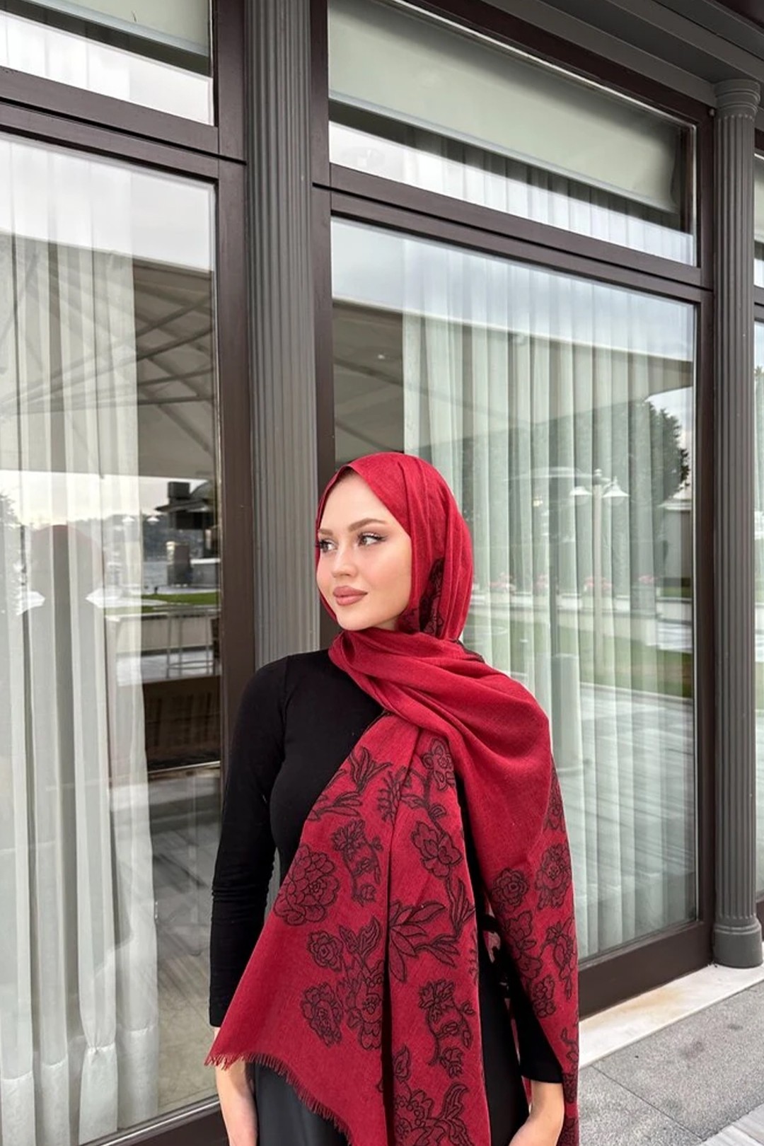 İthal Yün İpek Yargıcı Şal