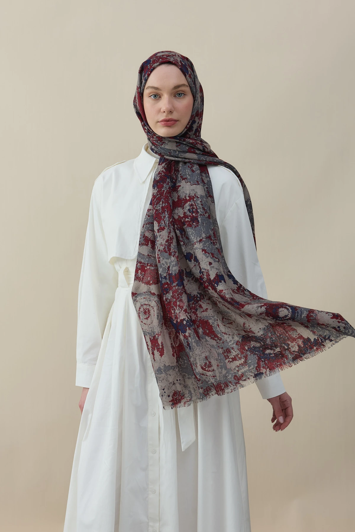 ColorSplash Yün İpek Şal