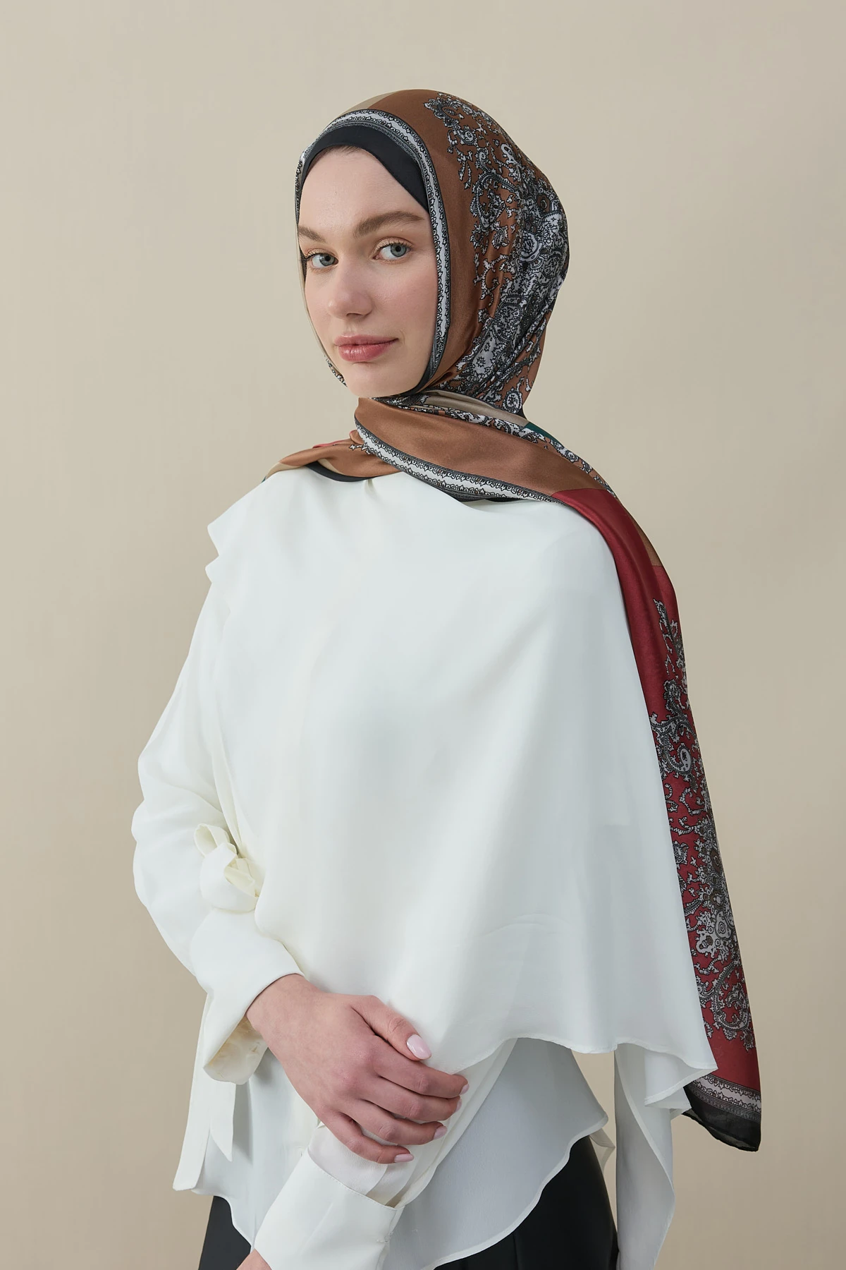 Patchora Vual İpek Şal