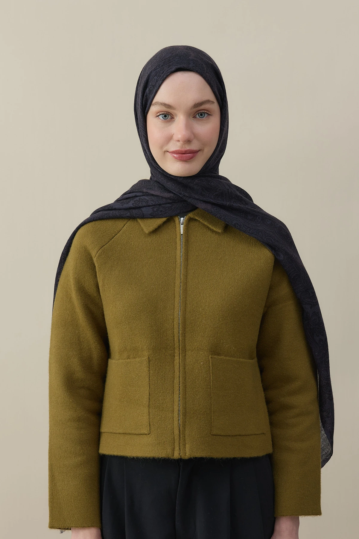 Etro Desen Yün İpek Şal