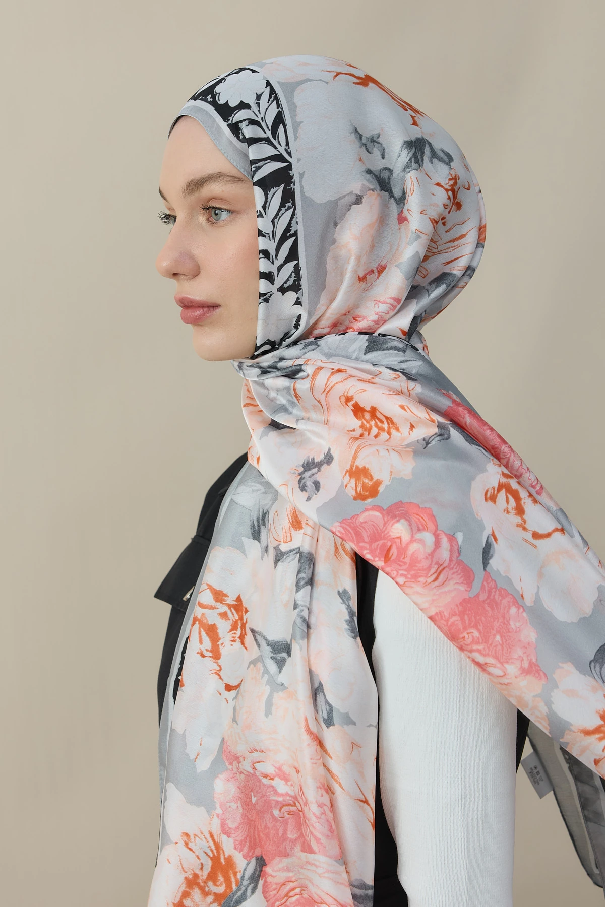 Gül Desen İpek Vual Şal