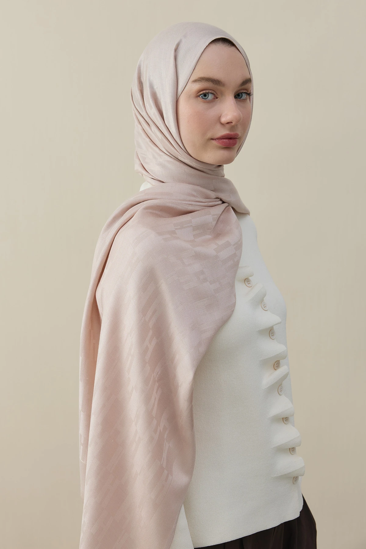 H Desen Kaşmir İpek Şal