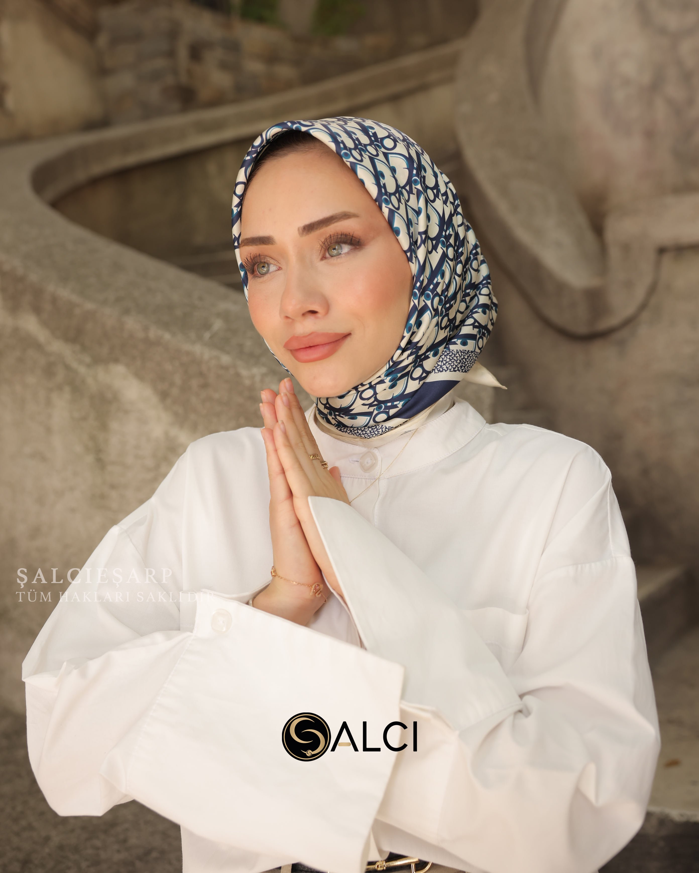 LACİVERT İTHAL EŞARP