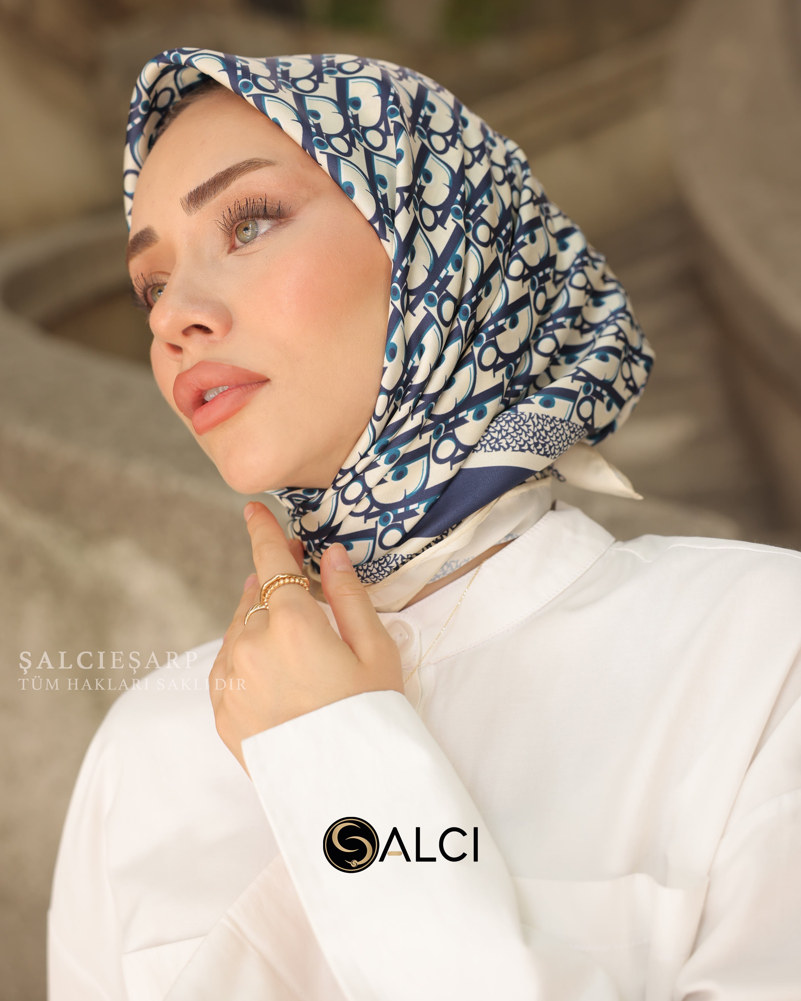 LACİVERT İTHAL EŞARP