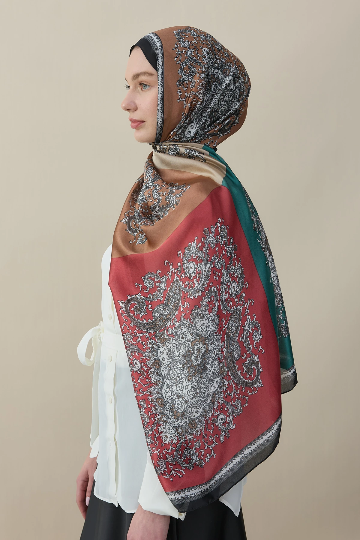 Patchora Vual İpek Şal