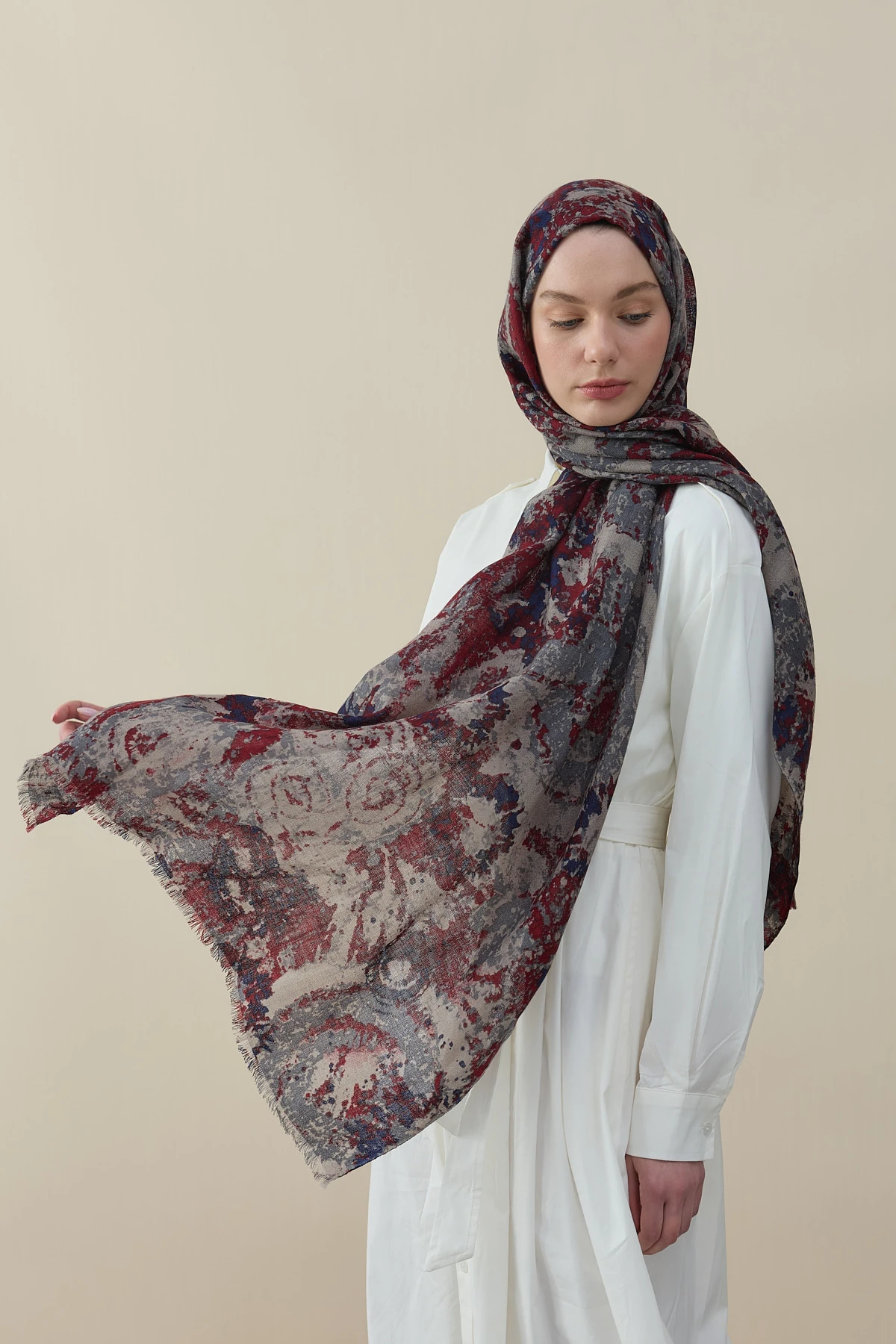 ColorSplash Yün İpek Şal