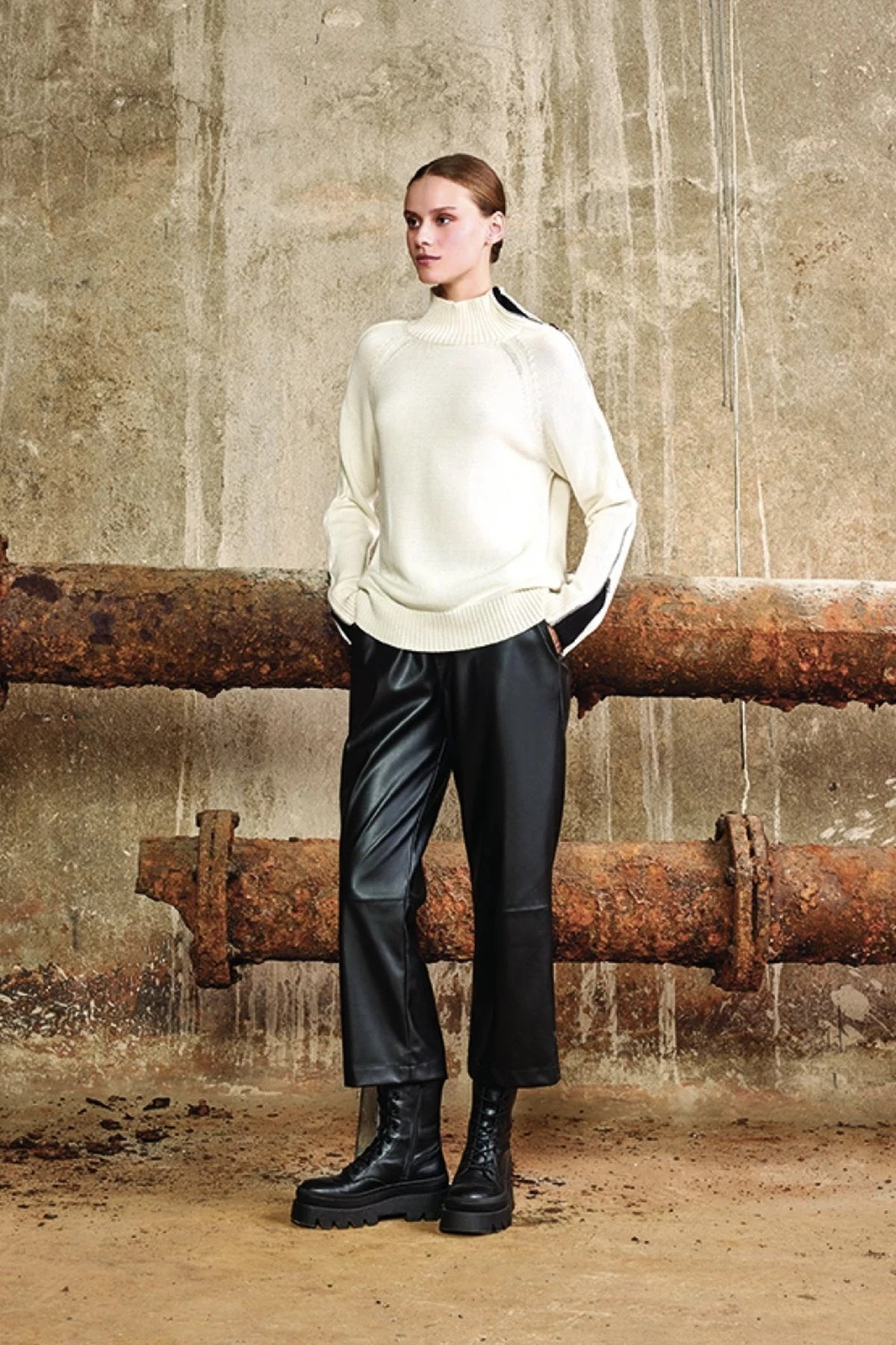 UNIQUE UW254023 DERİ PANTOLON