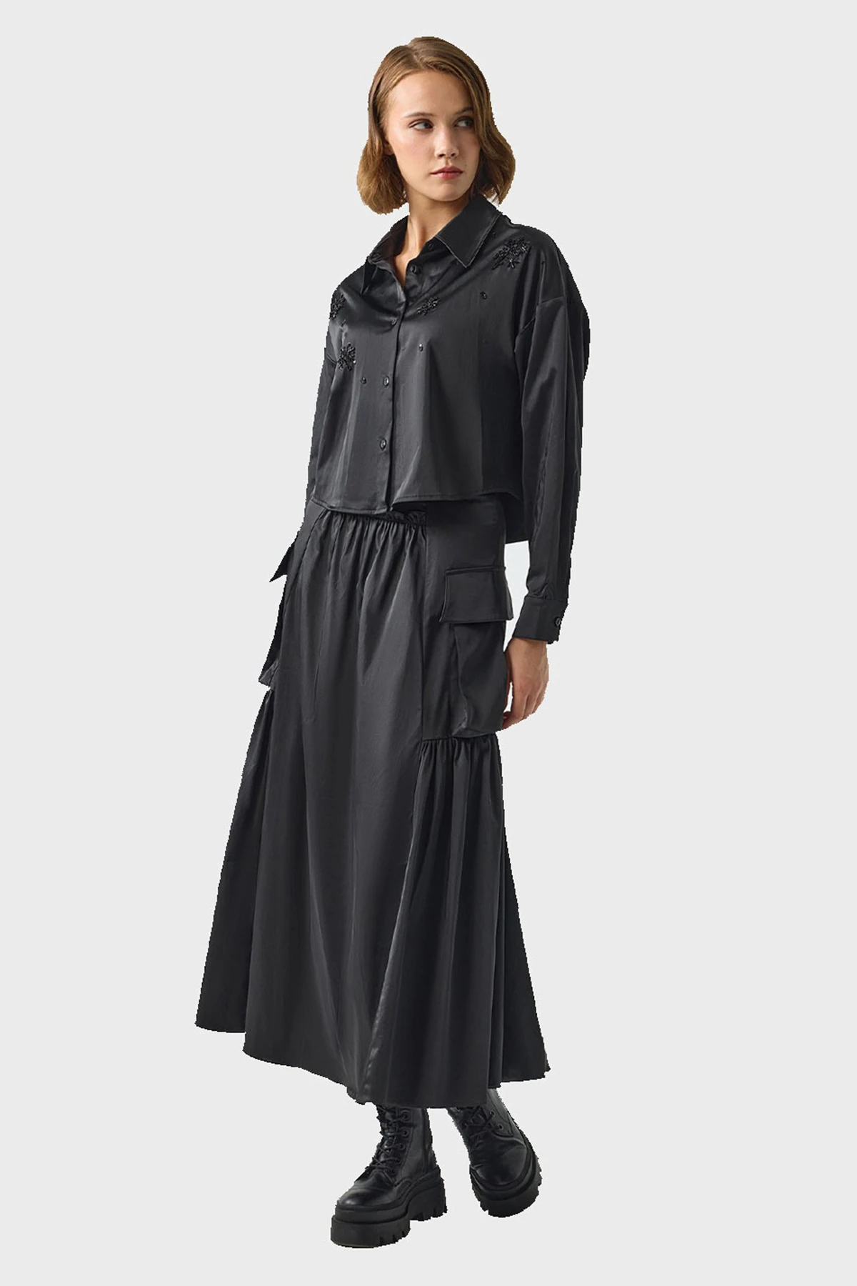 UNIQUE UW267006 PARAŞÜT KUMAŞ GÖMLEK