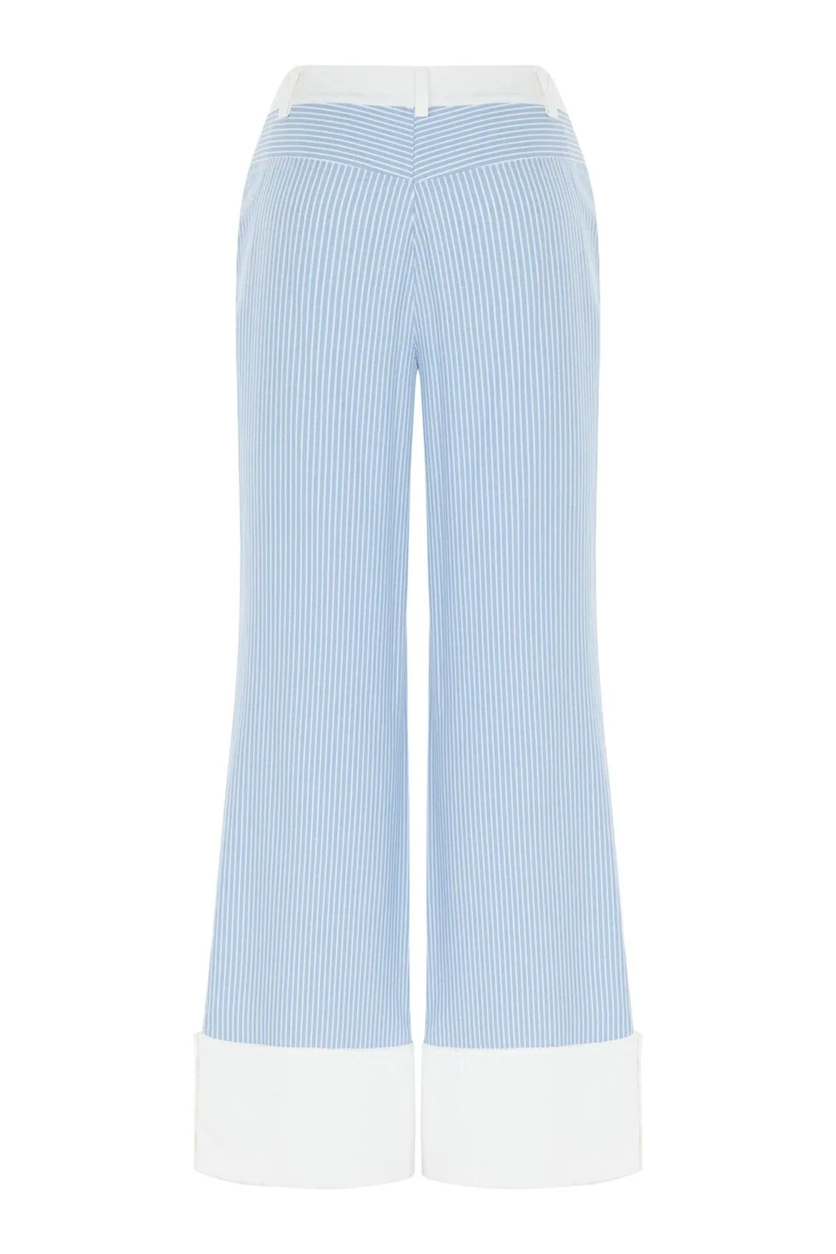 NOCTURNE N24YN3259 Yüksek Bel Çizgili Pantolon