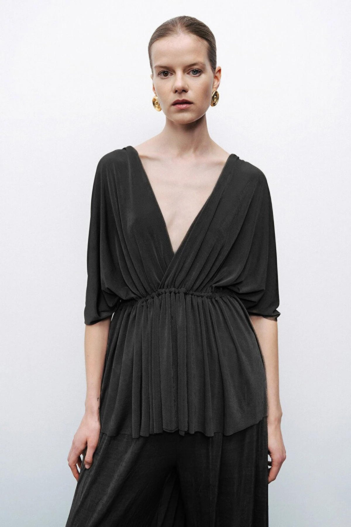 NOCTURNE N25YN6133 Boncuk Aks. Bluz