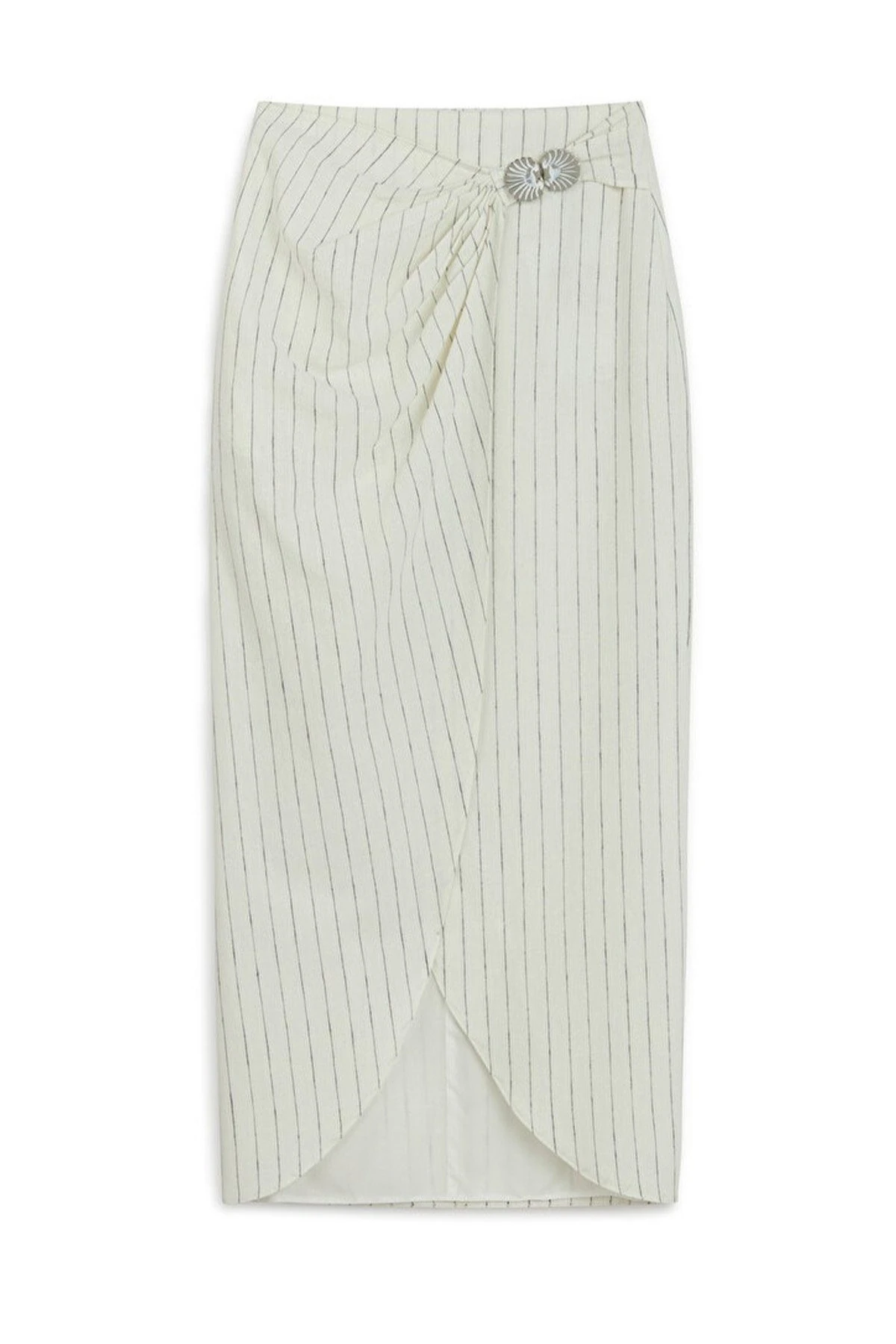 NOCTURNE N25YN4206 Aksesuarlı Midi Etek