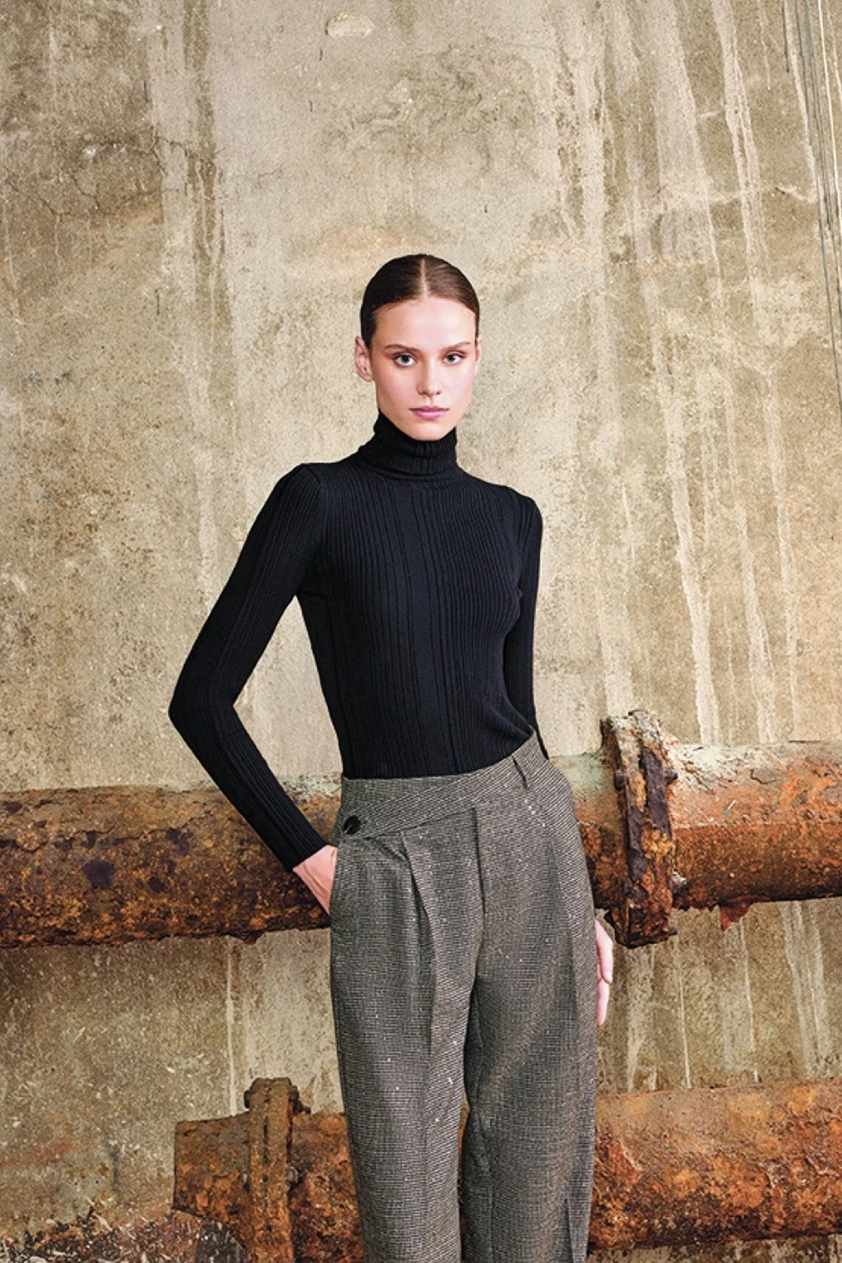 UNIQUE UW254014 PULLU PANTOLON