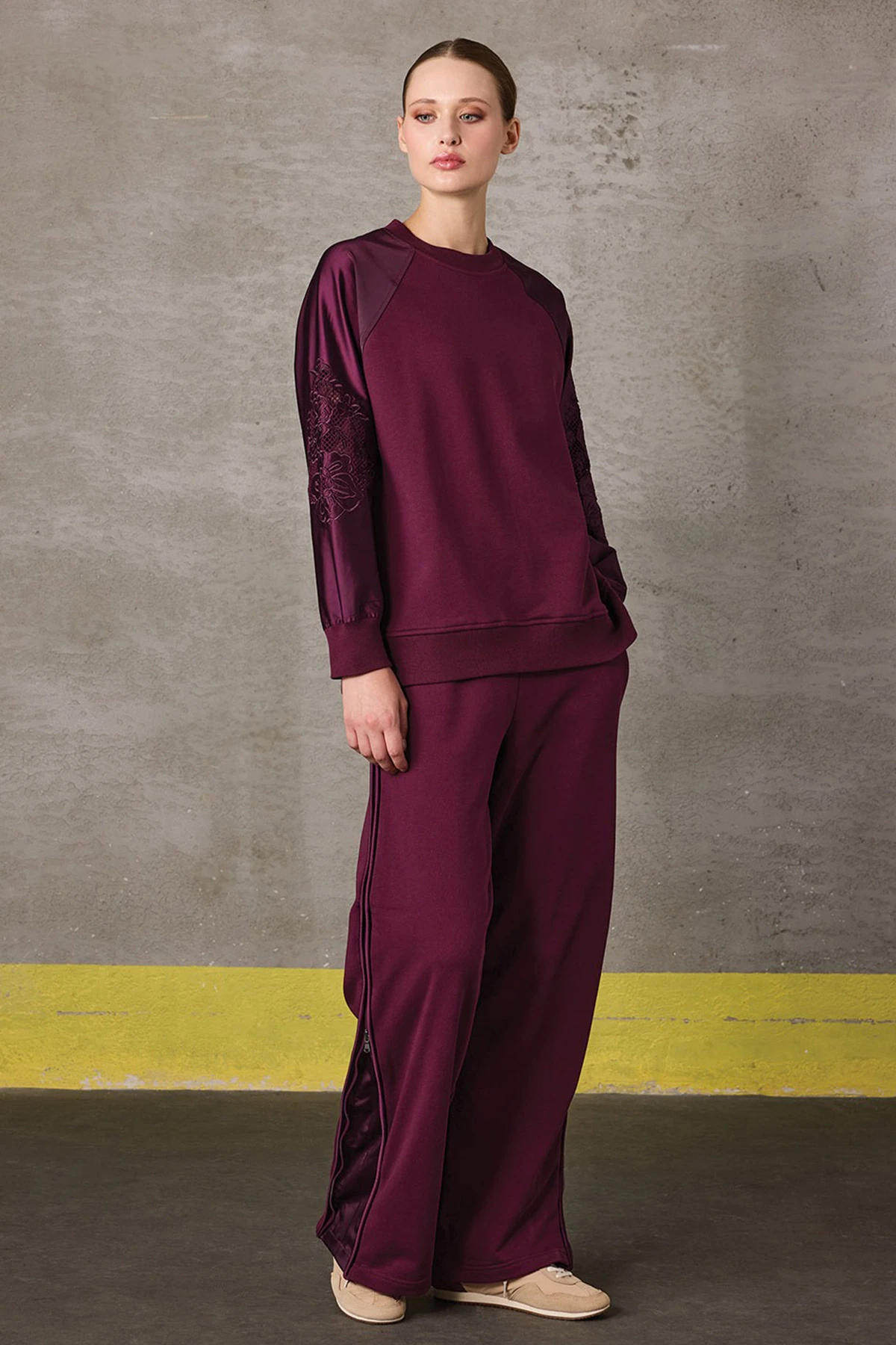 UNIUQE UW264101 YANI ŞERİTLİ EŞOFMAN ALTI