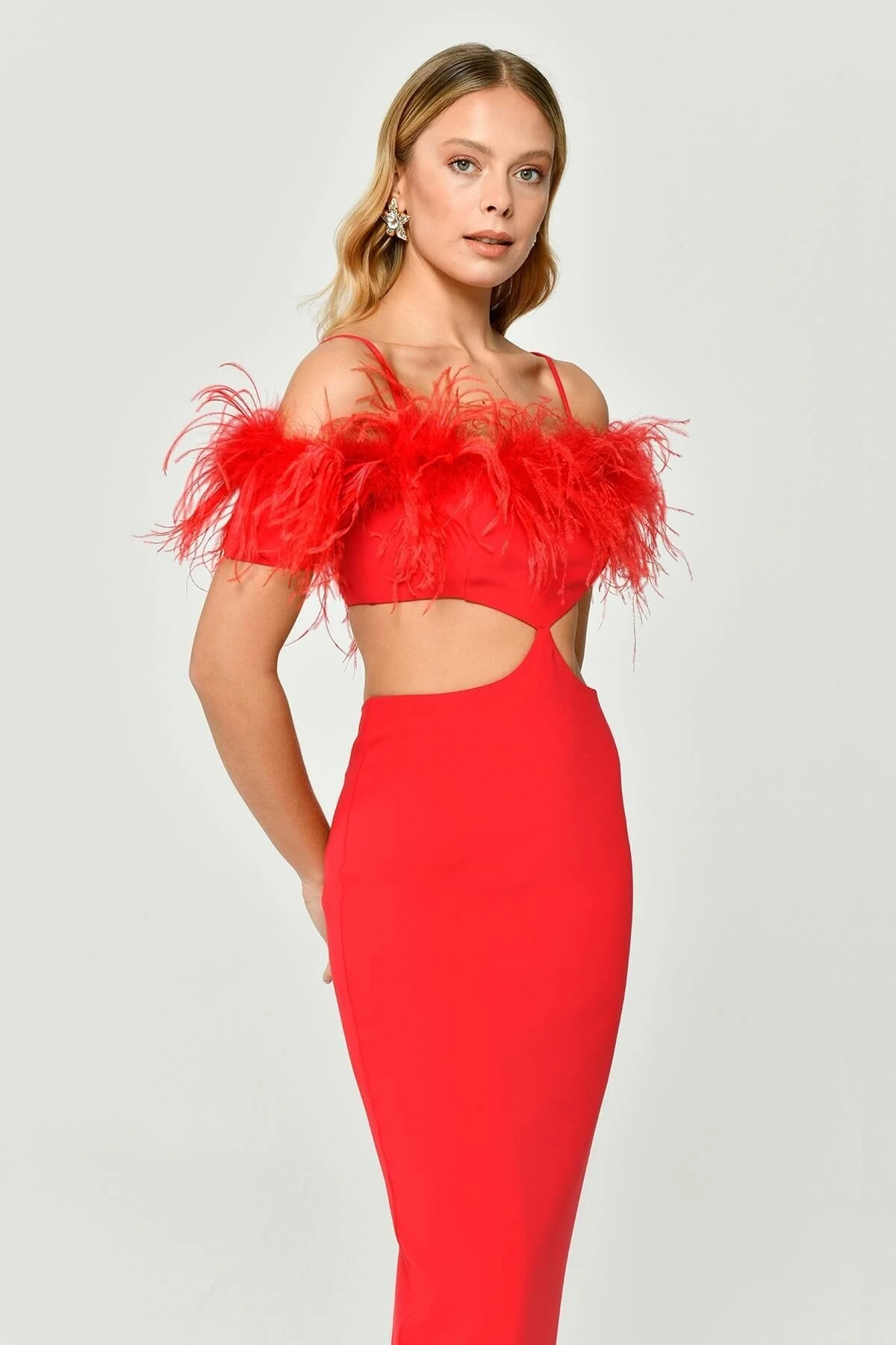 ALFABETA 6298 UZUN ABİYE ELBİSE